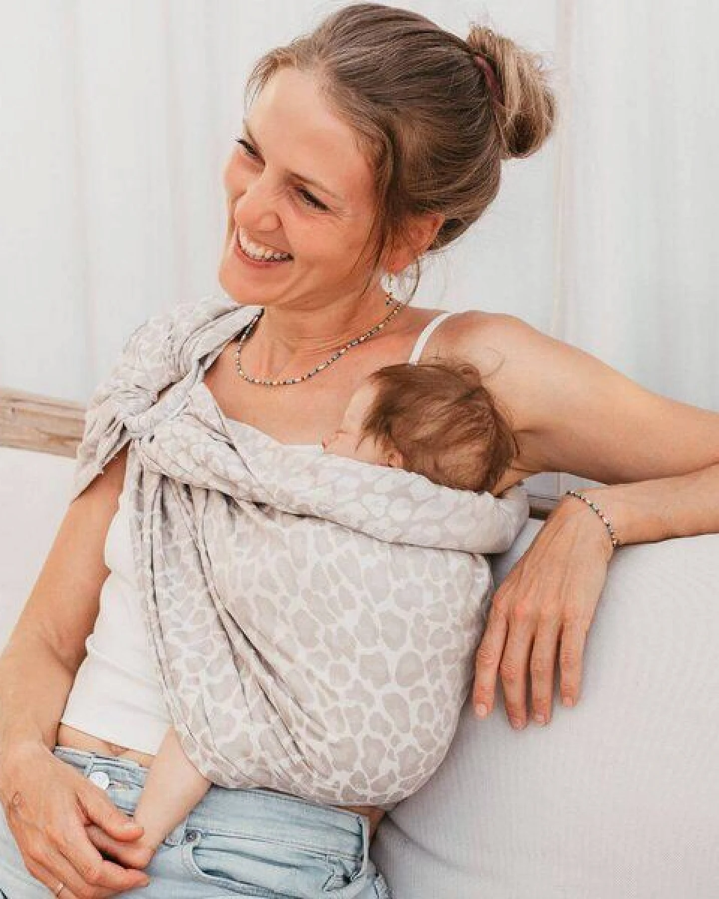 Hoppediz Babytragetuch - Ring-Sling kbA – Ansicht 2