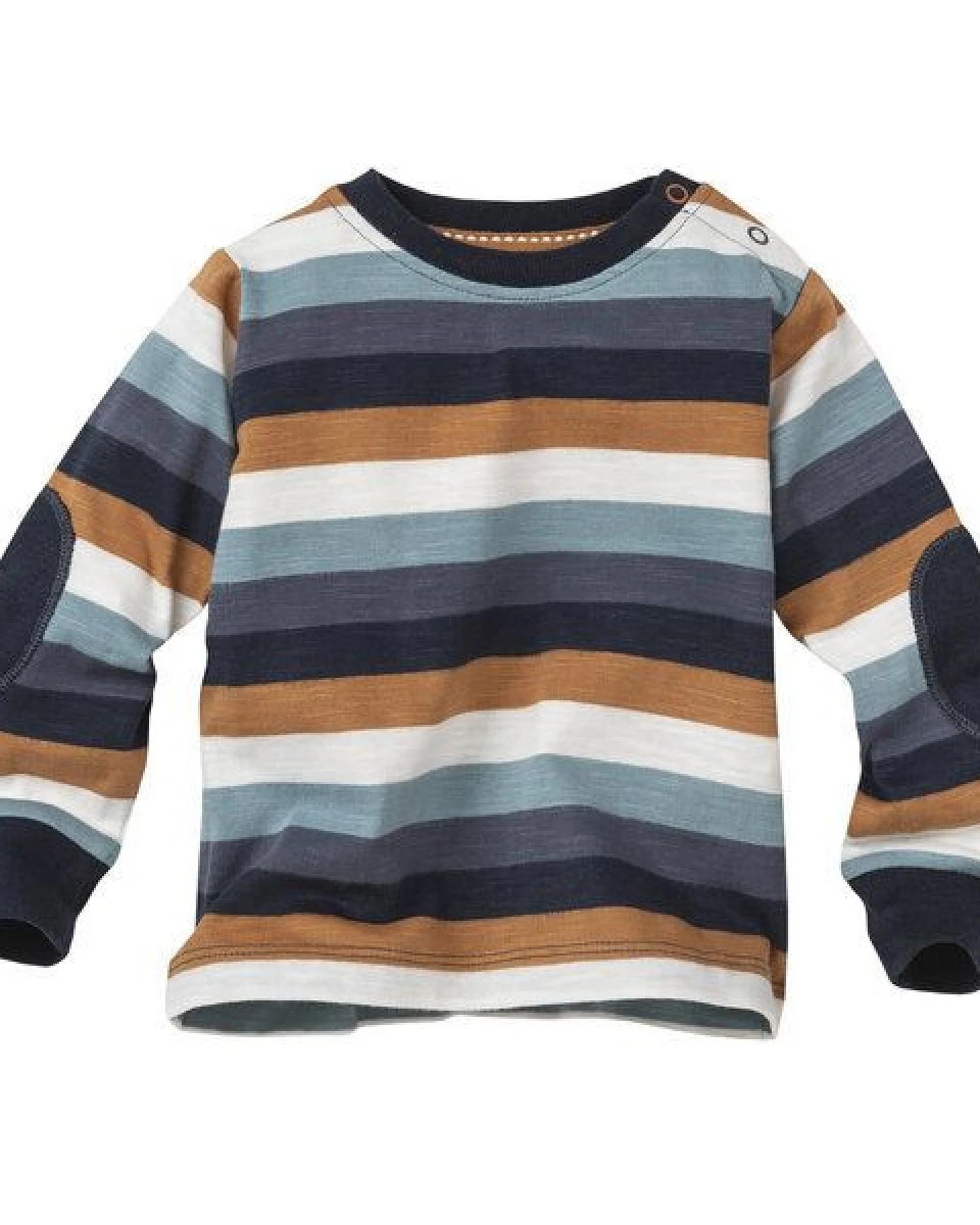 People Wear Organic Langarmshirt, geringelt, Bio-Baumwolle – Ansicht 2