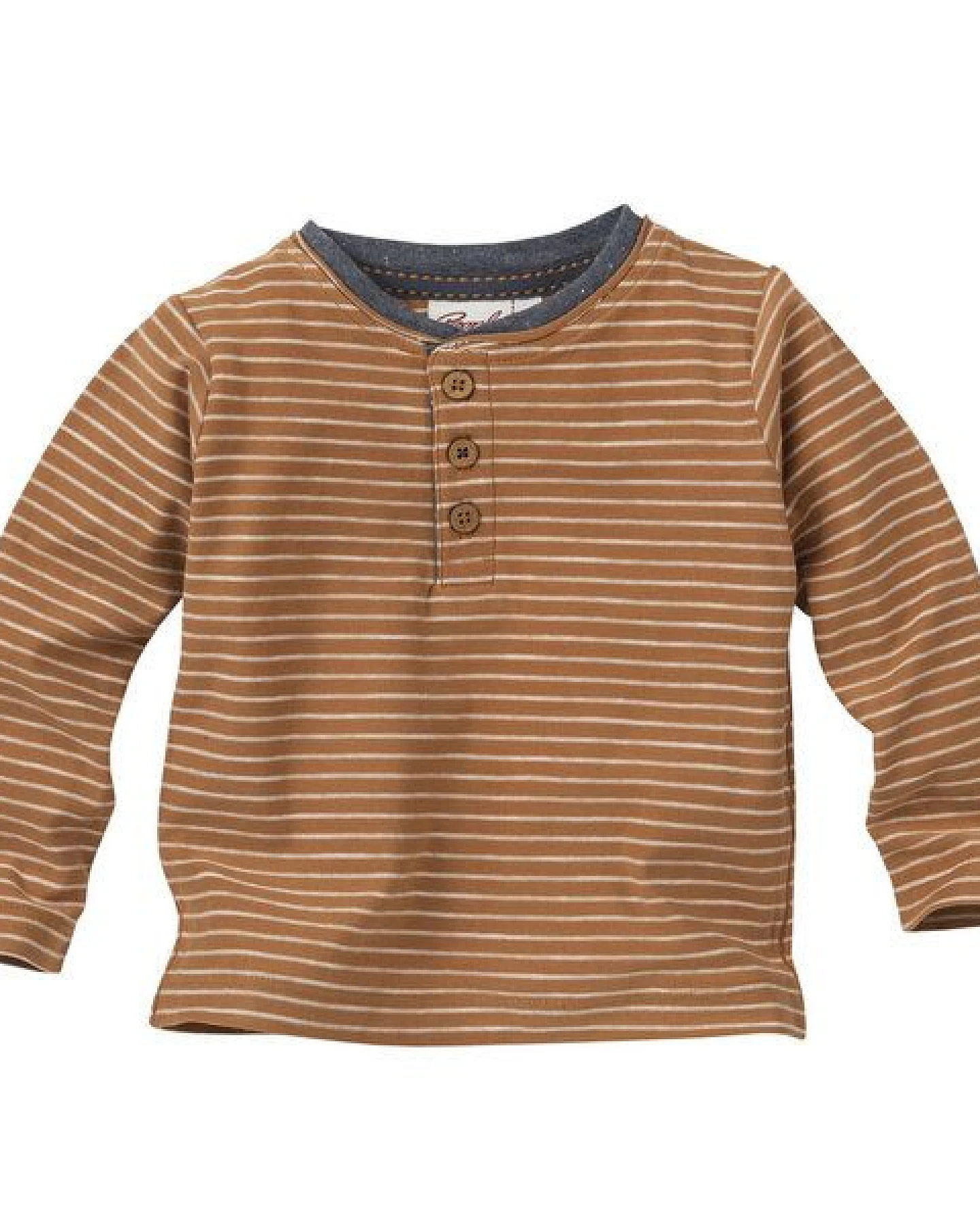 People Wear Organic Langarmshirt, geringelt, Bio-Baumwolle – Ansicht 2