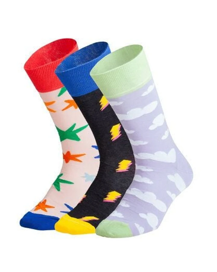 DillySocks Socken „Sky Sparks (3er Box)“