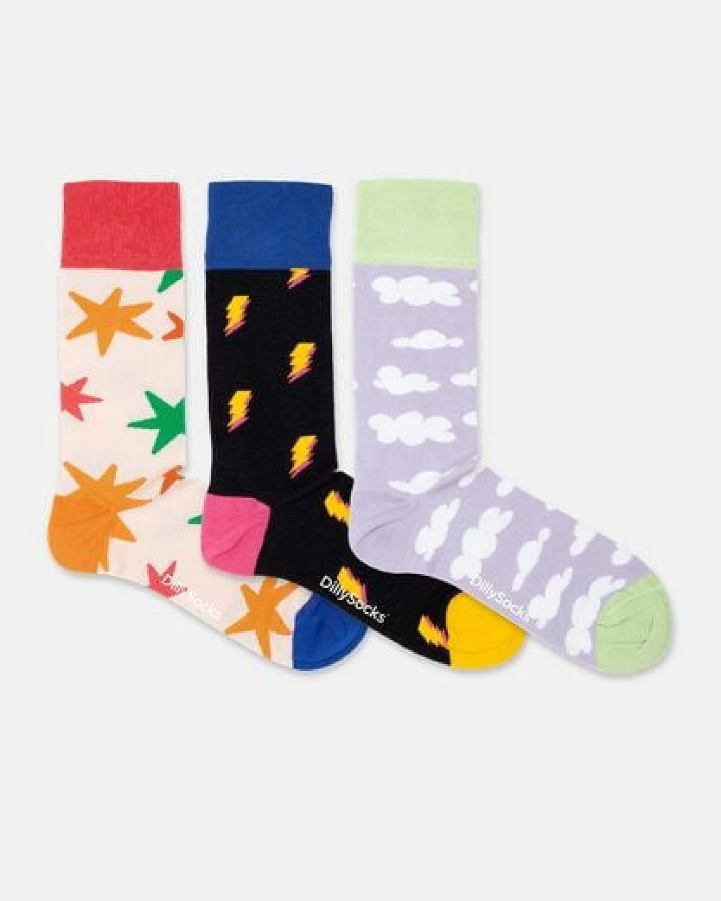 DillySocks Socken „Sky Sparks (3er Box)“ – Ansicht 4