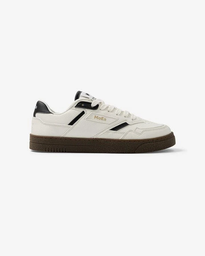 MoEa Sneakers GEN9 - Corn White & Black Grained