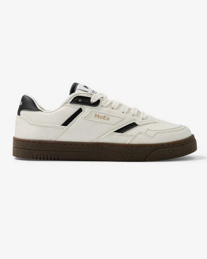 MoEa Sneakers GEN9 - Corn White & Black Grained