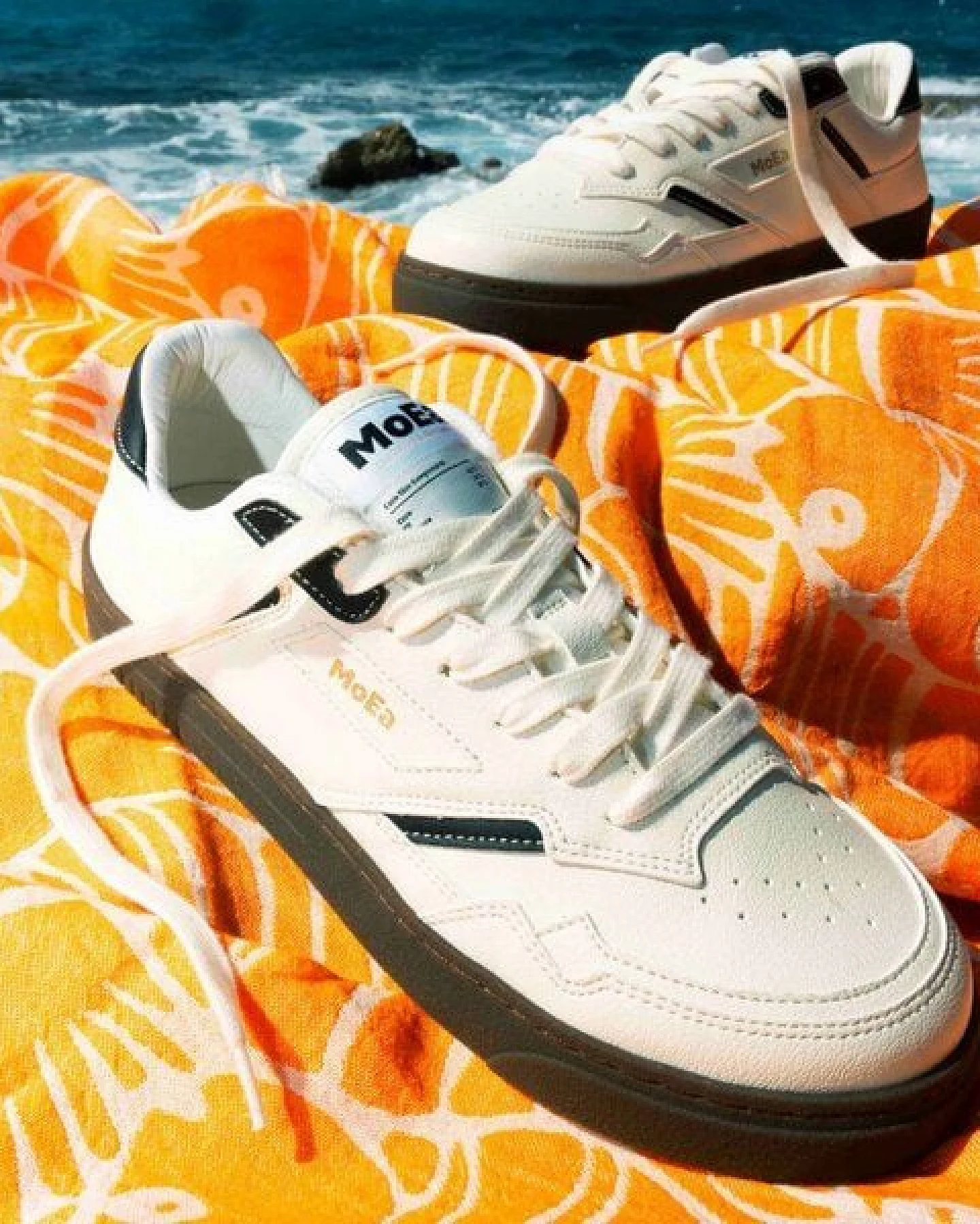 MoEa Sneakers GEN9 - Corn White & Black Grained – Ansicht 4