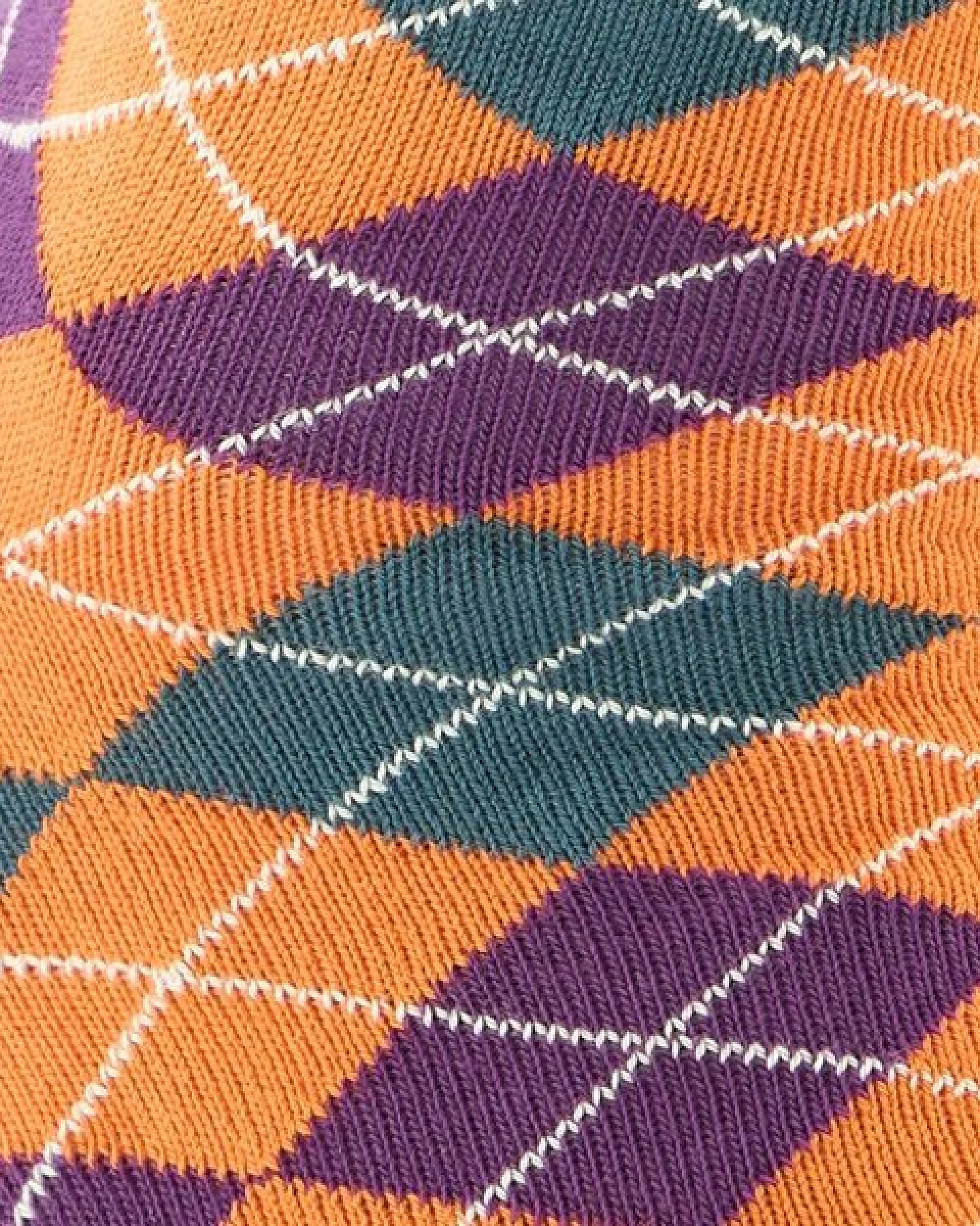 Veraluna Sustainable Clothing Unisex Socken 3er Pack "Diamands Orange" aus Bio-Baumwolle – Ansicht 2