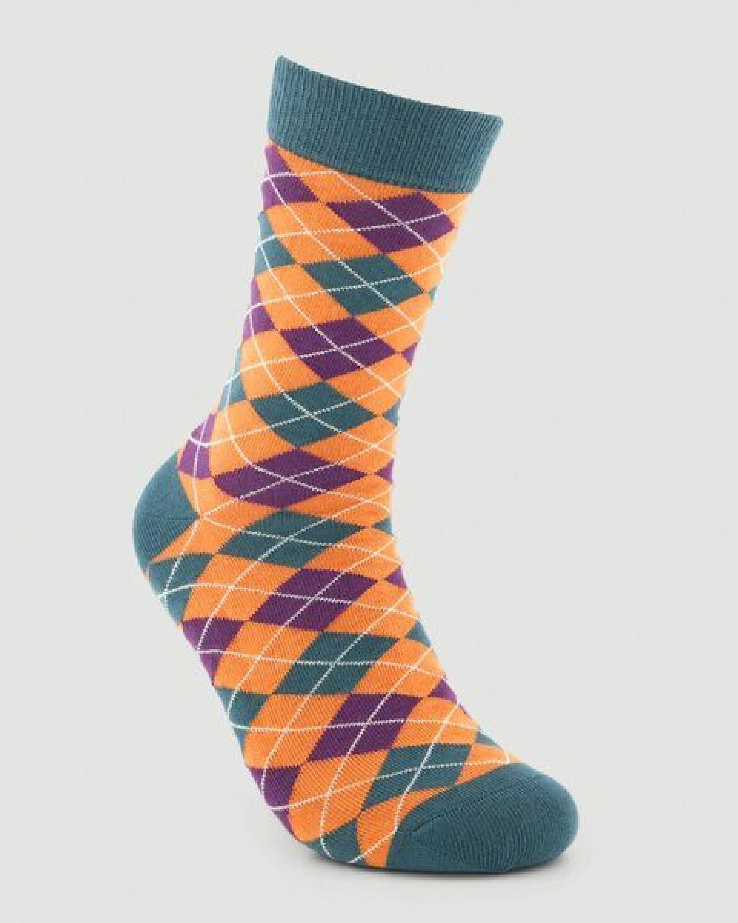 Veraluna Sustainable Clothing Unisex Socken 3er Pack "Diamands Orange" aus Bio-Baumwolle – Ansicht 3