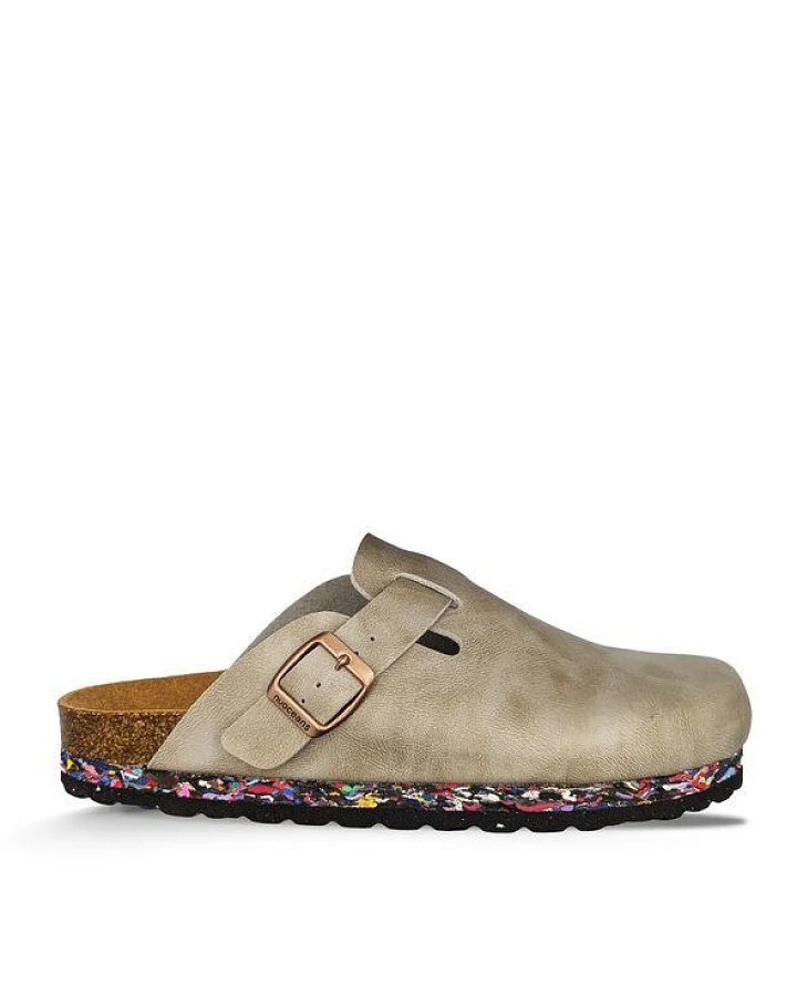 Nuoceans Clogs Stone Hellgrau - Vegan