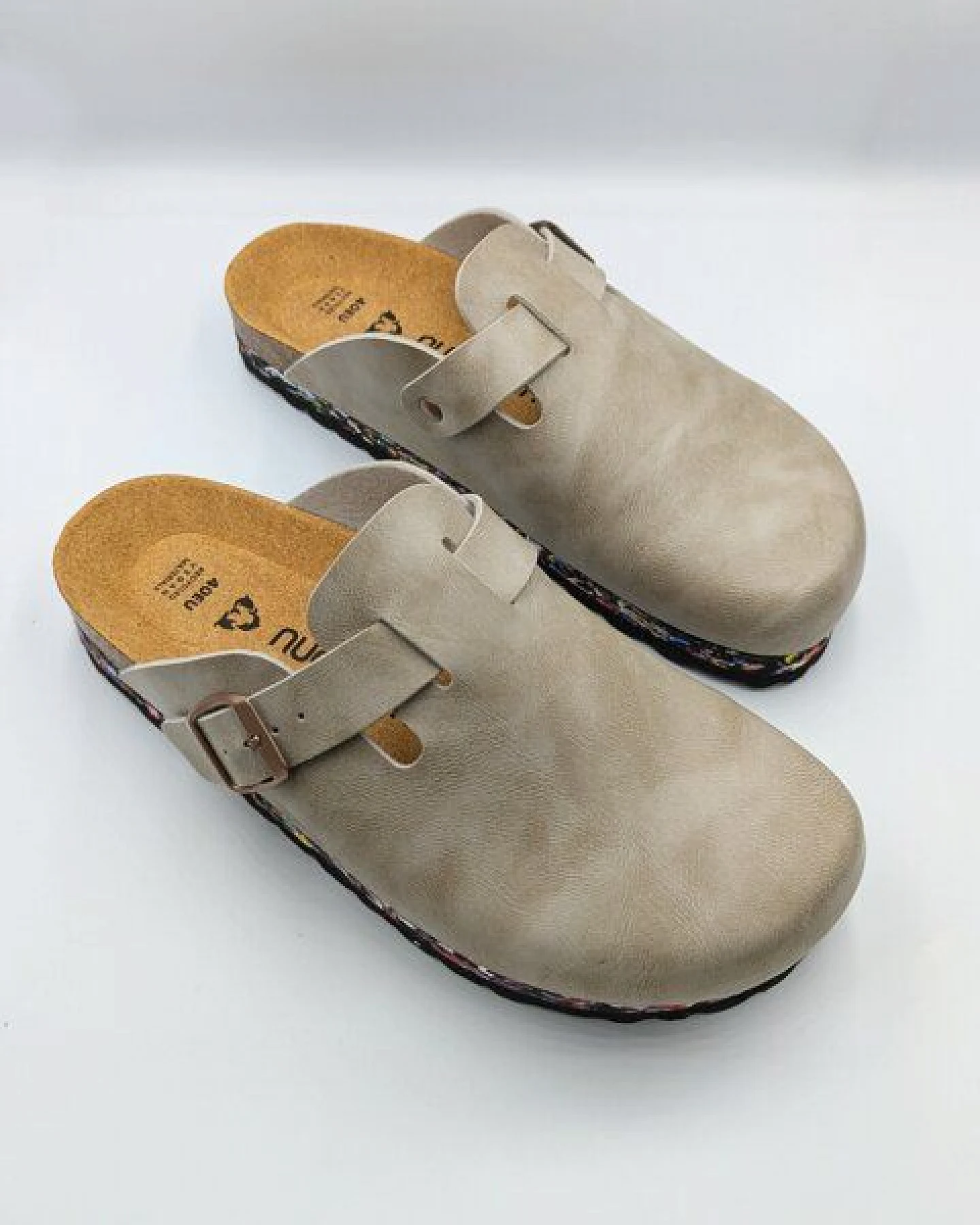 Nuoceans Clogs Stone Hellgrau - Vegan – Ansicht 4