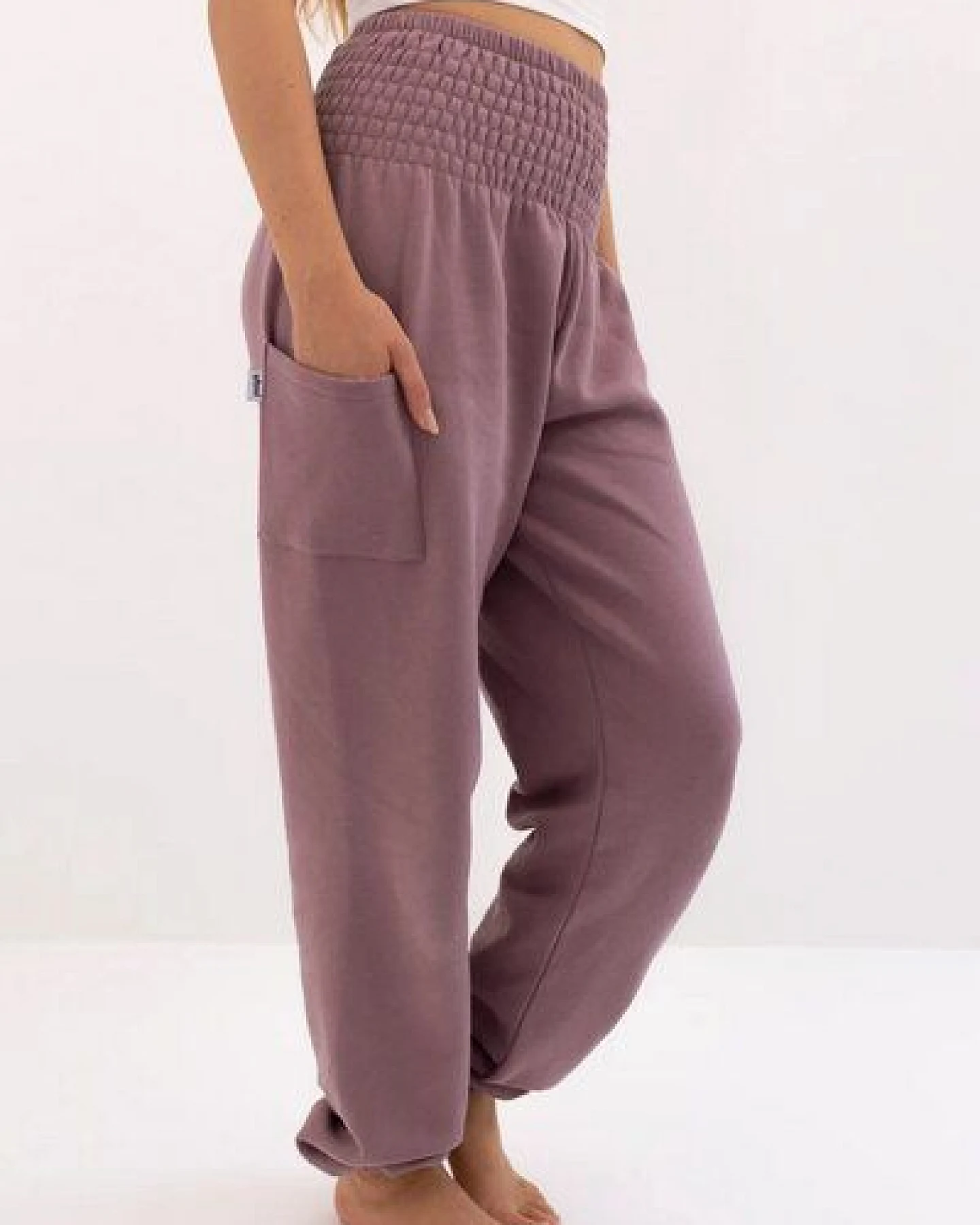 paigh Warme Loungewear Haremshose Pflaume – Ansicht 2