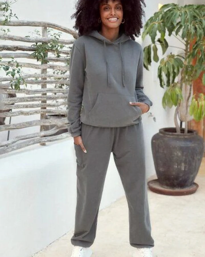 paigh Warme Loungewear Haremshose Anthrazit