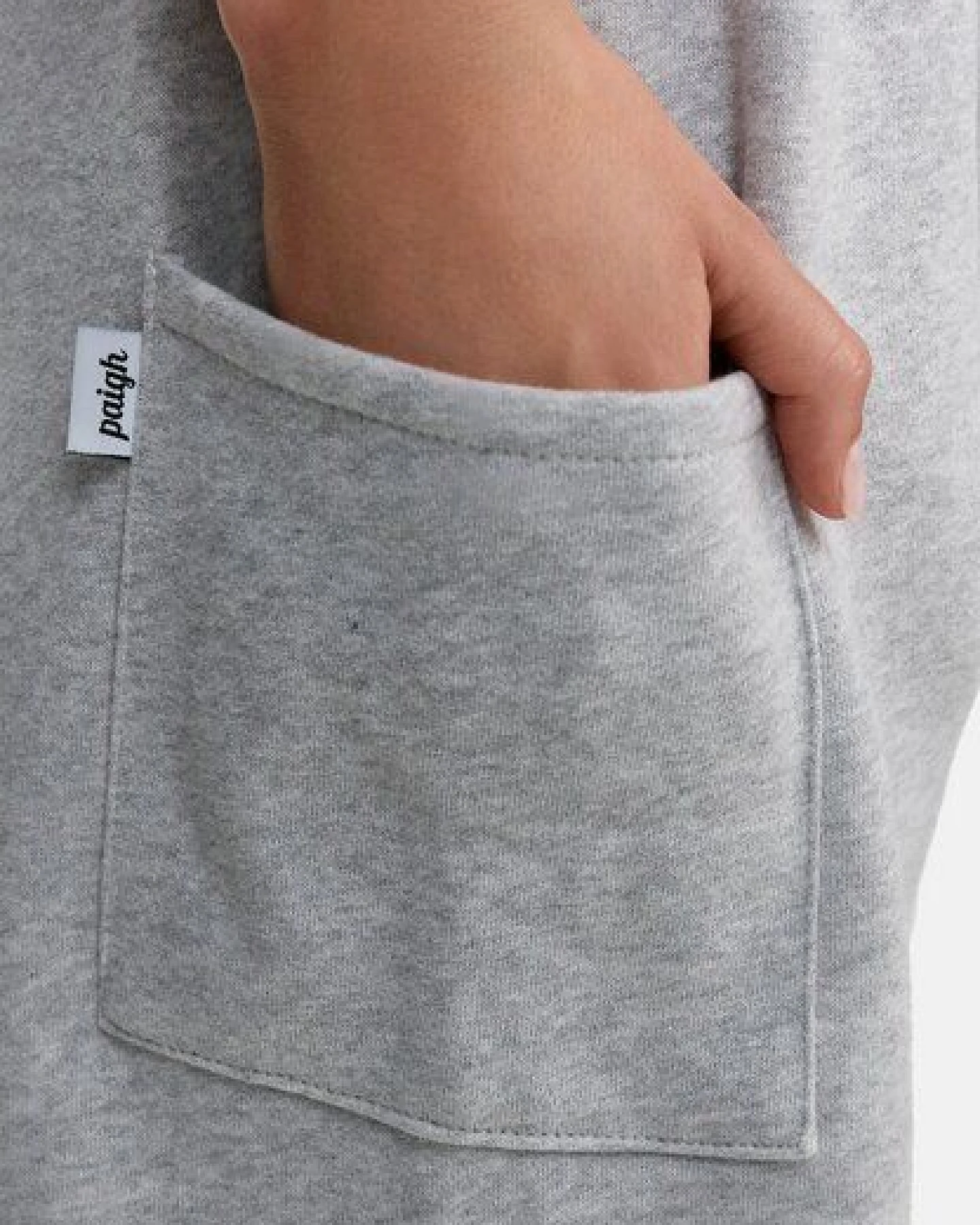 paigh Warme Loungewear Haremshose Hellgrau – Ansicht 3