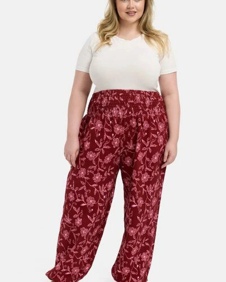 paigh Warme Loungewear Haremshose Wildblume