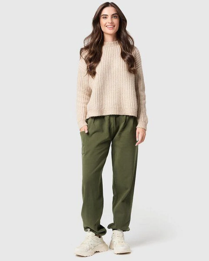 paigh Warme Loungewear Haremshose Olive