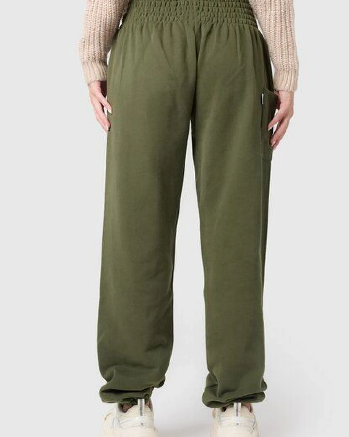 paigh Warme Loungewear Haremshose Olive – Ansicht 2