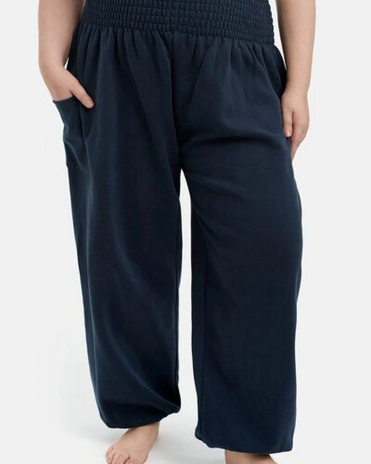 paigh Warme Loungewear Haremshose Dunkelblau – Ansicht 3