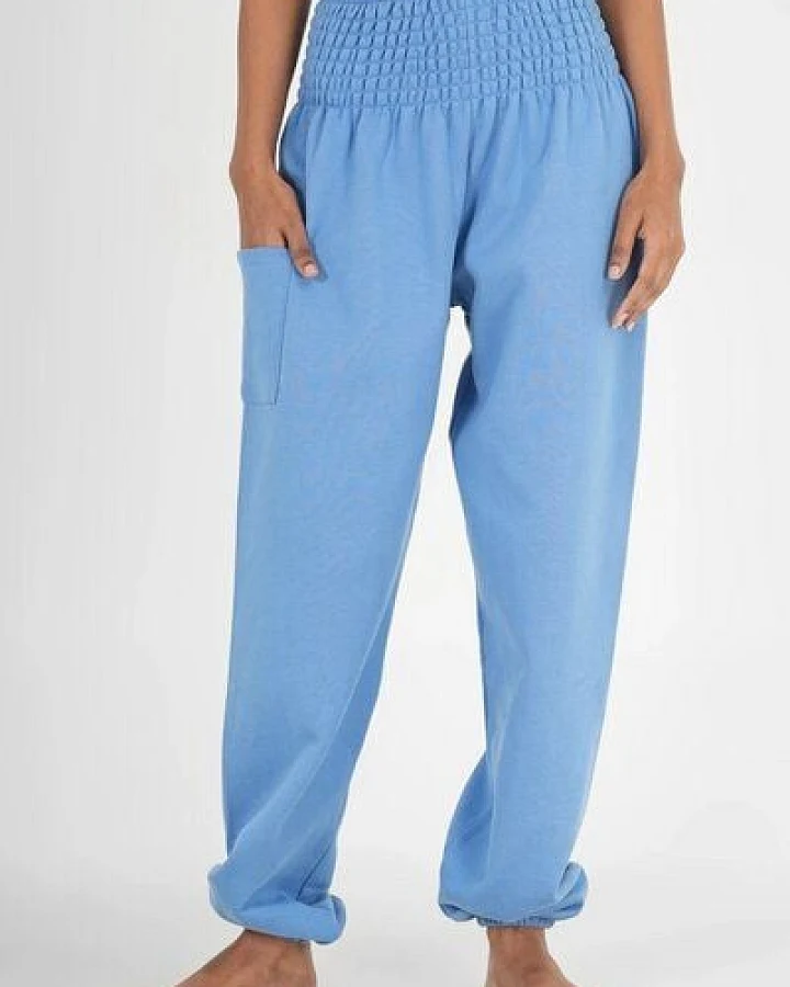 paigh Warme Loungewear Haremshose Vintageblau