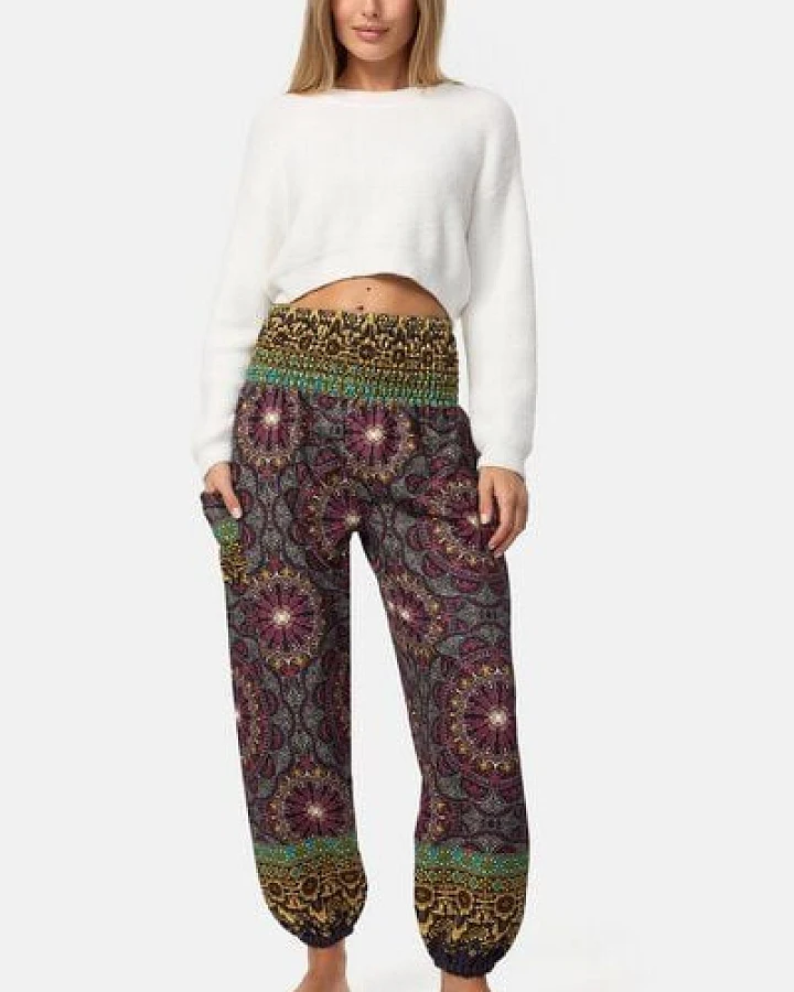 paigh Warme Loungewear Haremshose Sternenstaub