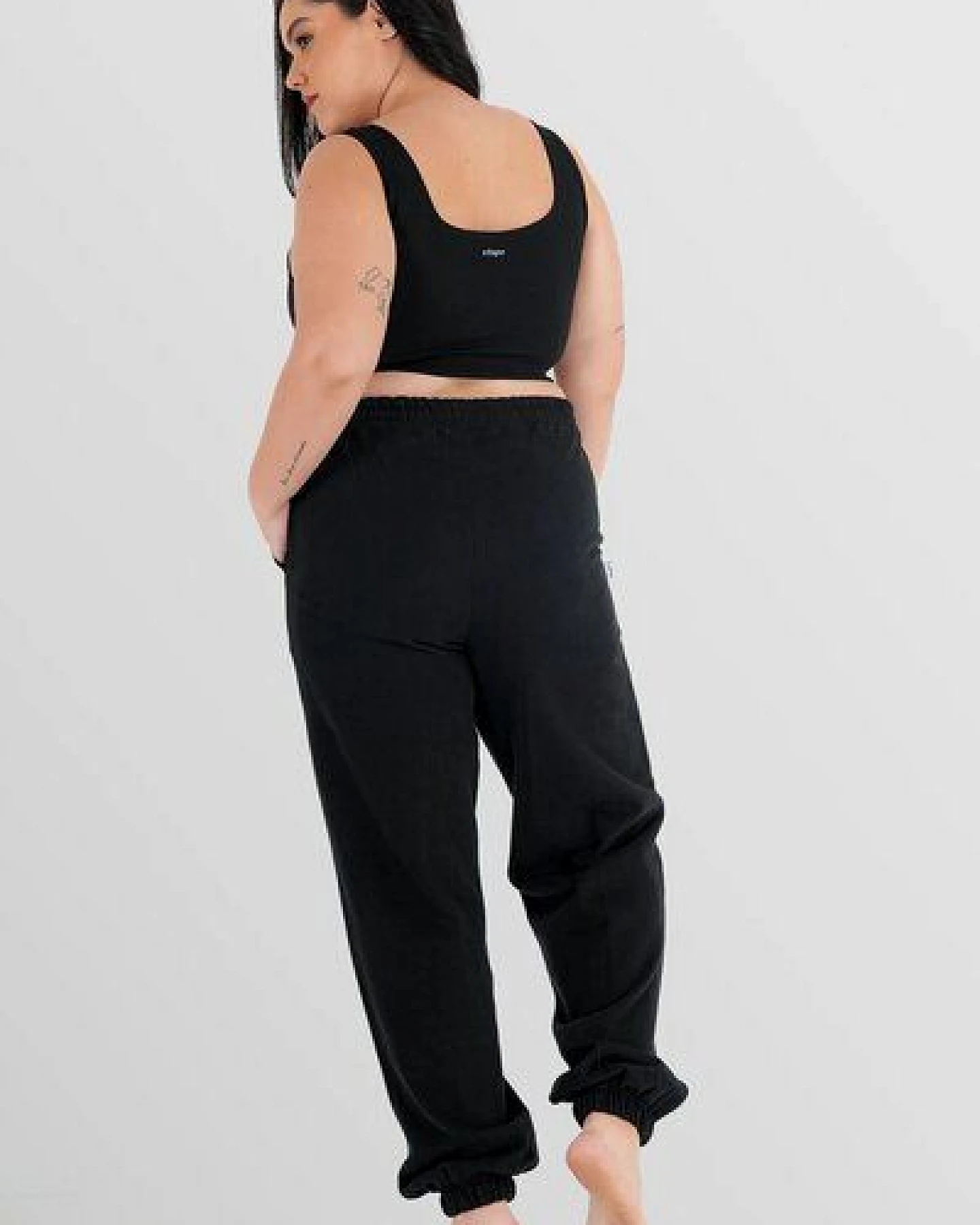 paigh Sweatpants Classic Schwarz Plus Size – Ansicht 4