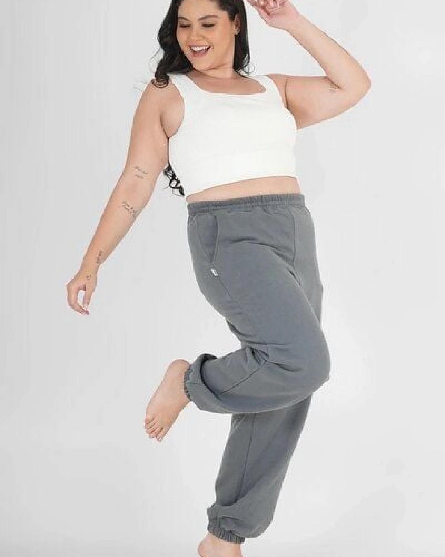 paigh Sweatpants Classic Anthrazit Plus Size – Ansicht 4