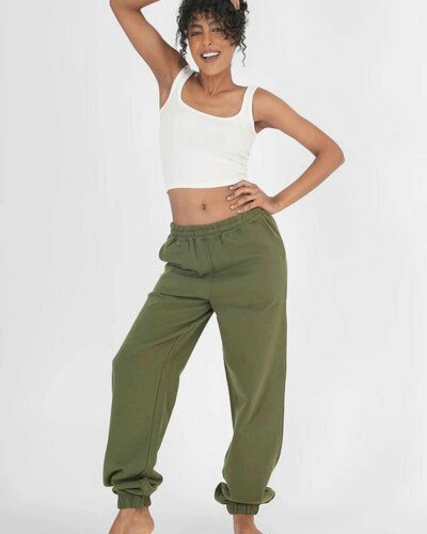 paigh Sweatpants Classic Olive – Ansicht 2