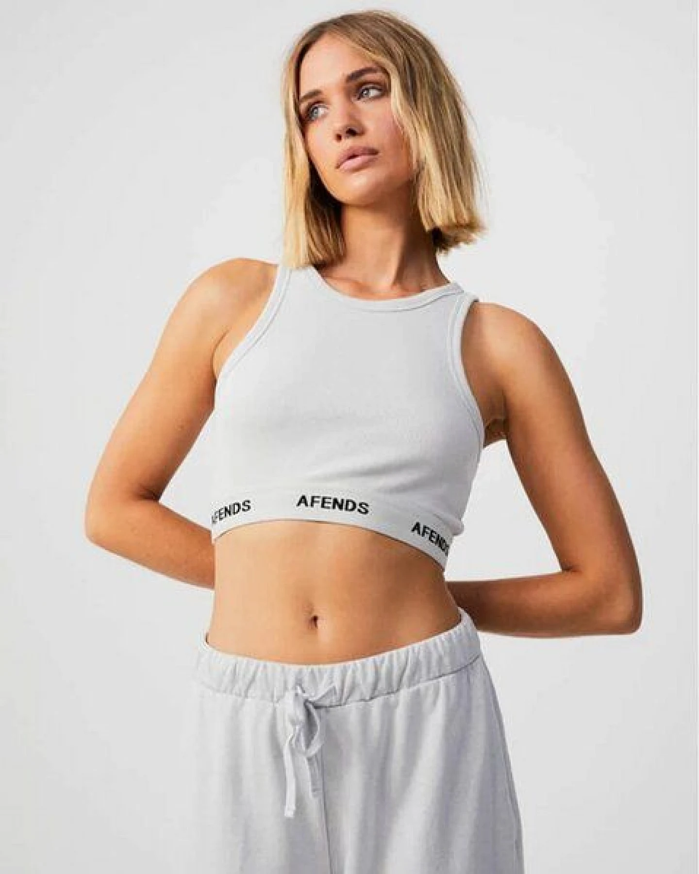 Afends Top Rip grau – Ansicht 2