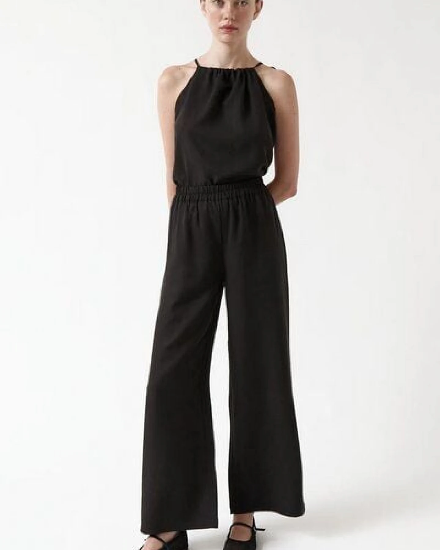 amt.studio "Orchid Pants" elegante fallende Tencel Hose mit Gummizug – Ansicht 2