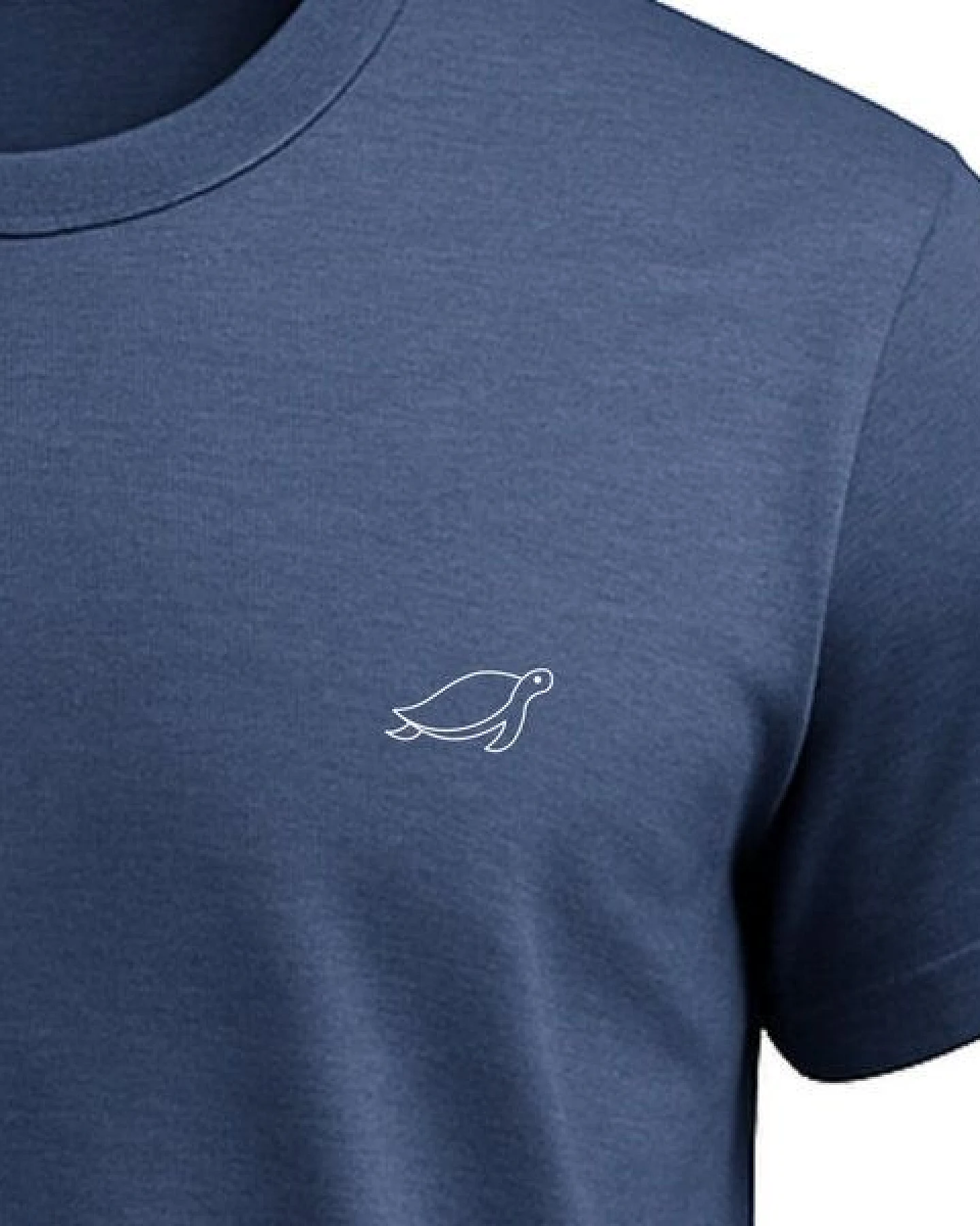 vis wear Schildkröte outline - Organic Shirt – Ansicht 2