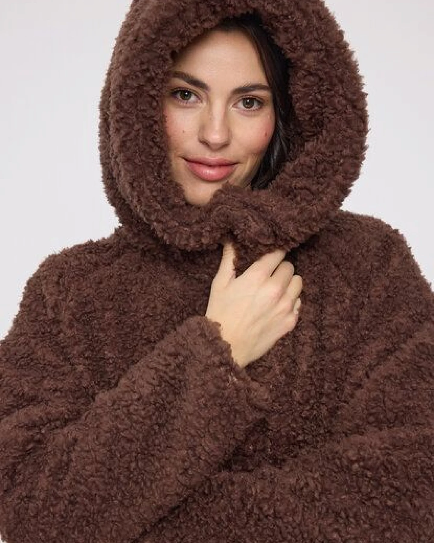 Mazine Teddymantel aus recykeltem Plastik – Ansicht 3