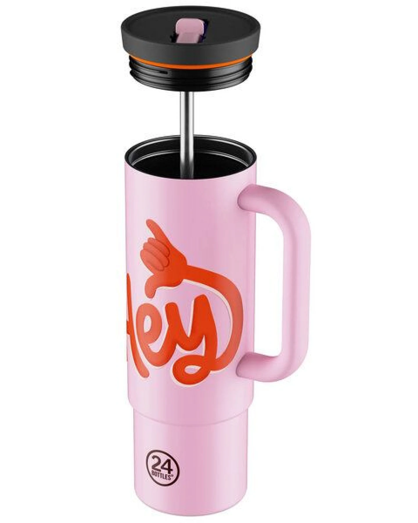 24bottles Straw Cup 800 ml aus Edelstahl – Ansicht 2