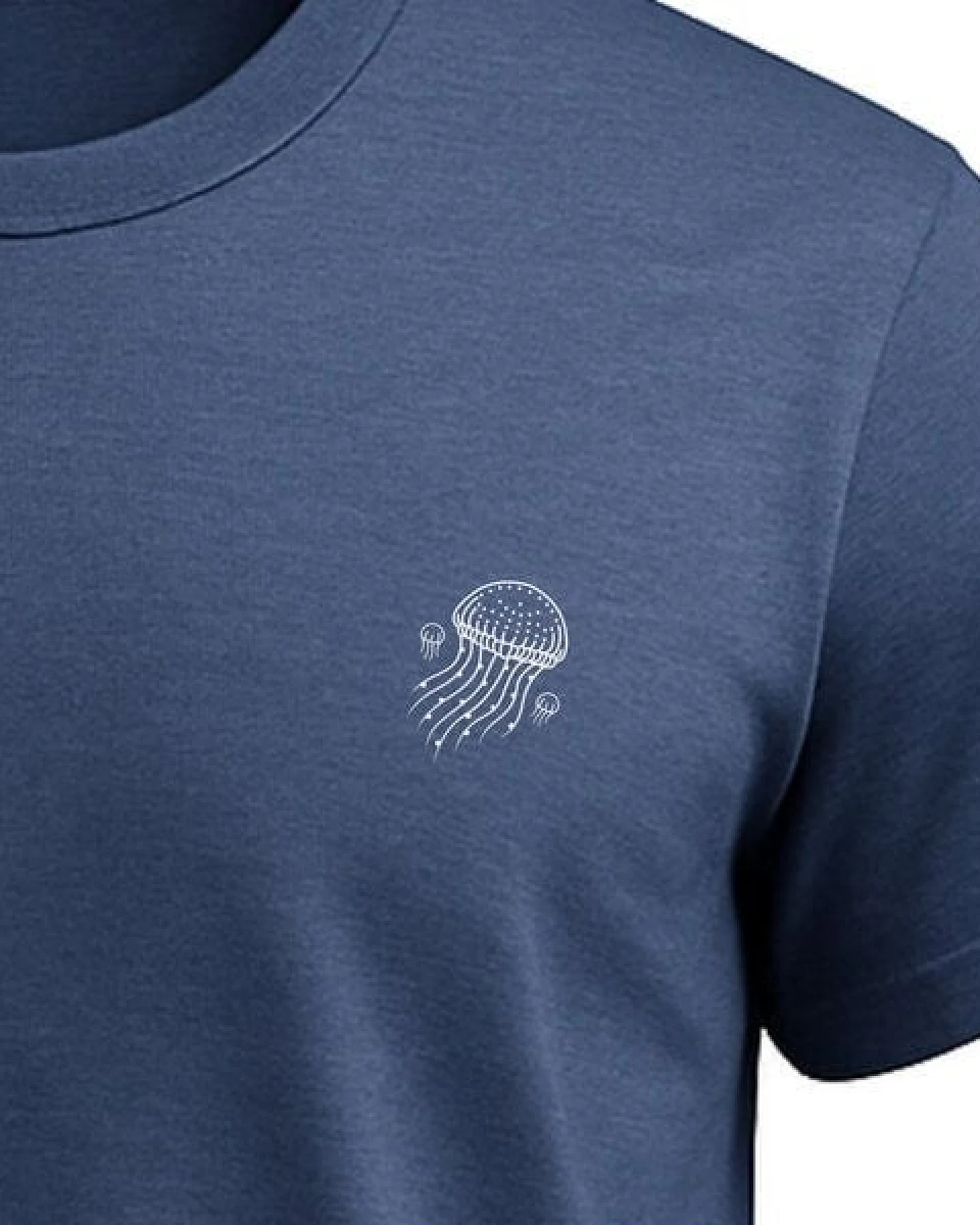 vis wear Qualle Familie - Organic Shirt – Ansicht 2