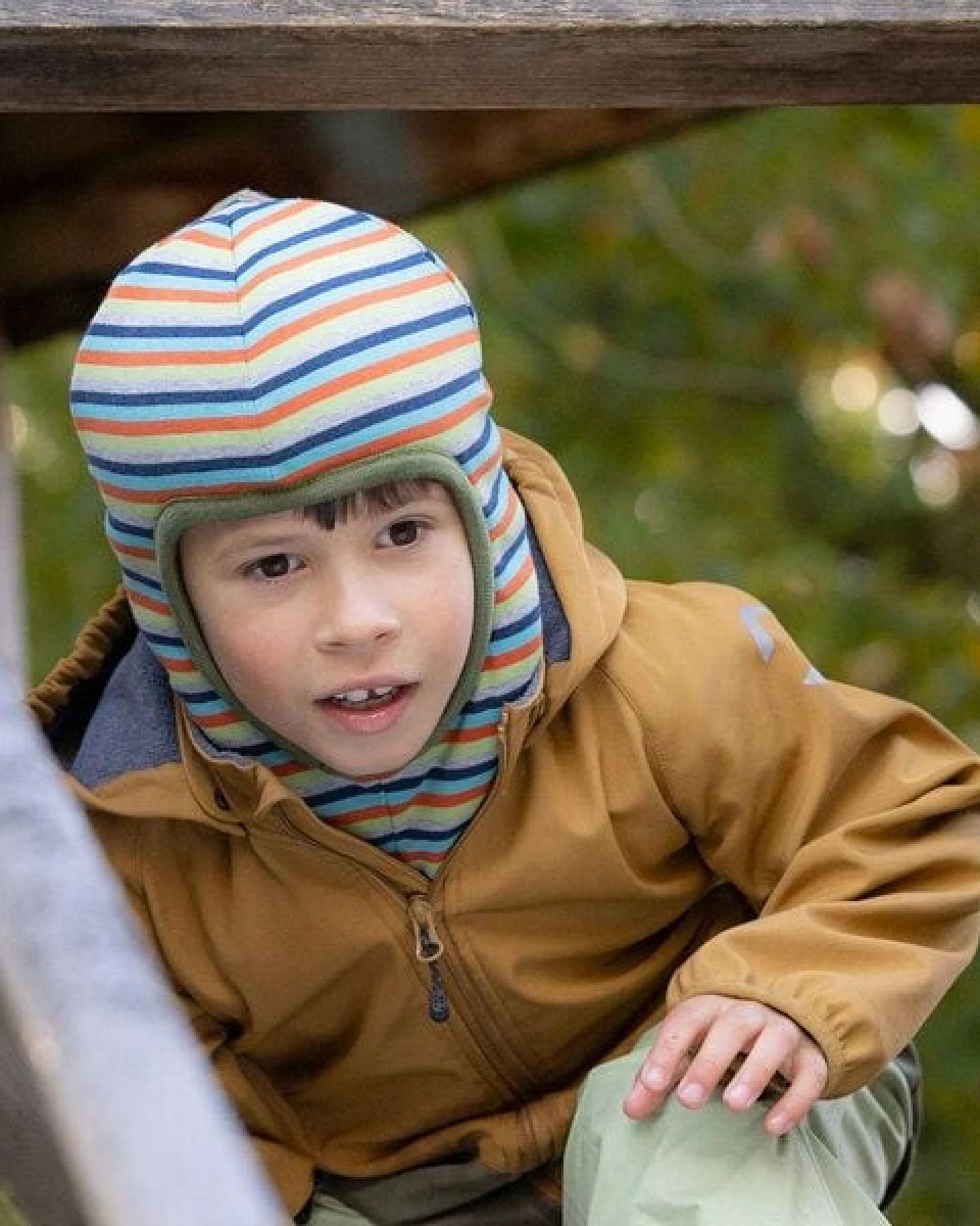 Pickapooh Sturmhaube Wende-Schlupfmütze kbT Wolle Bio Baumwolle – Ansicht 3