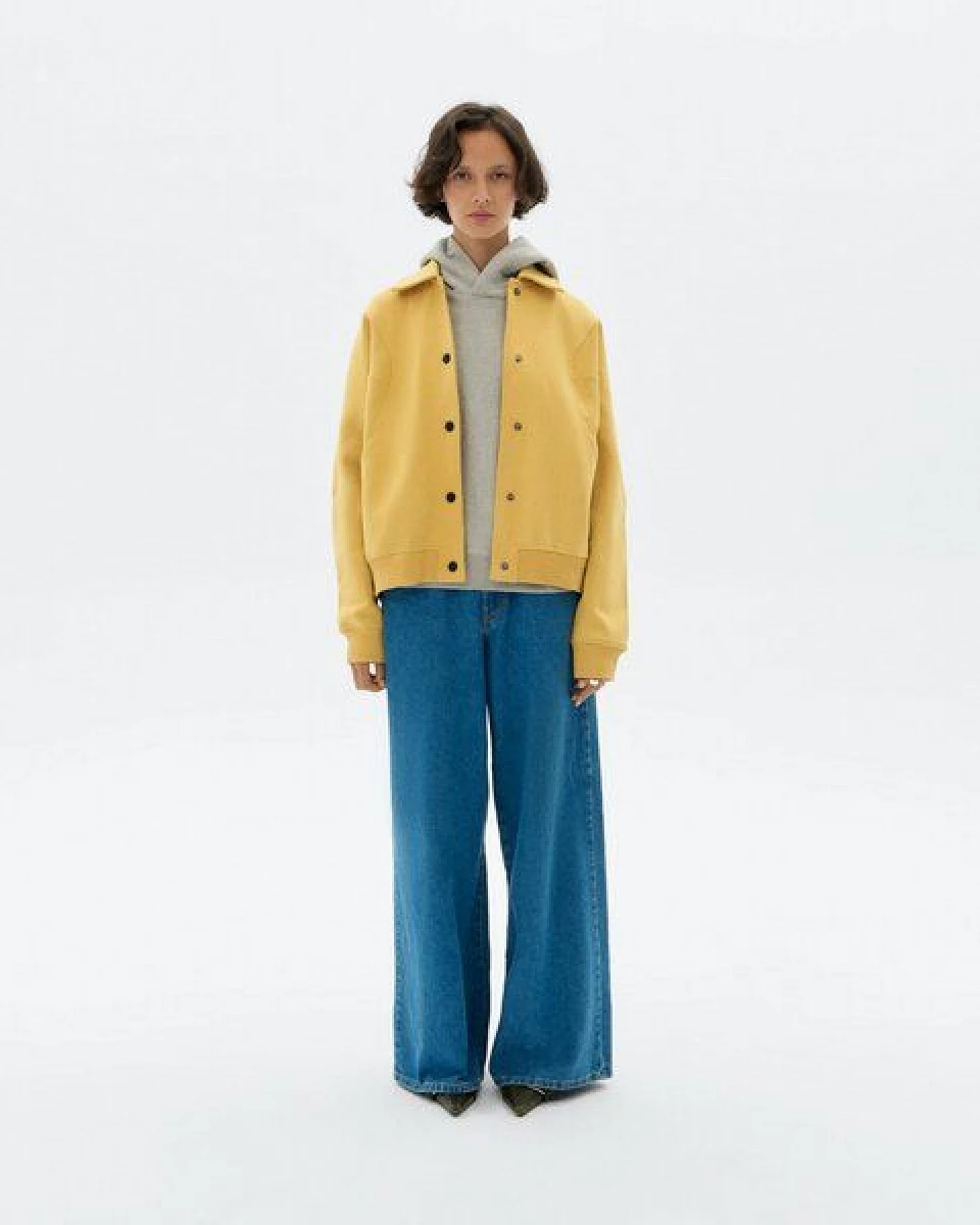 thinking mu Maisie Sweatjacke mit Druckknöpfen – Ansicht 2