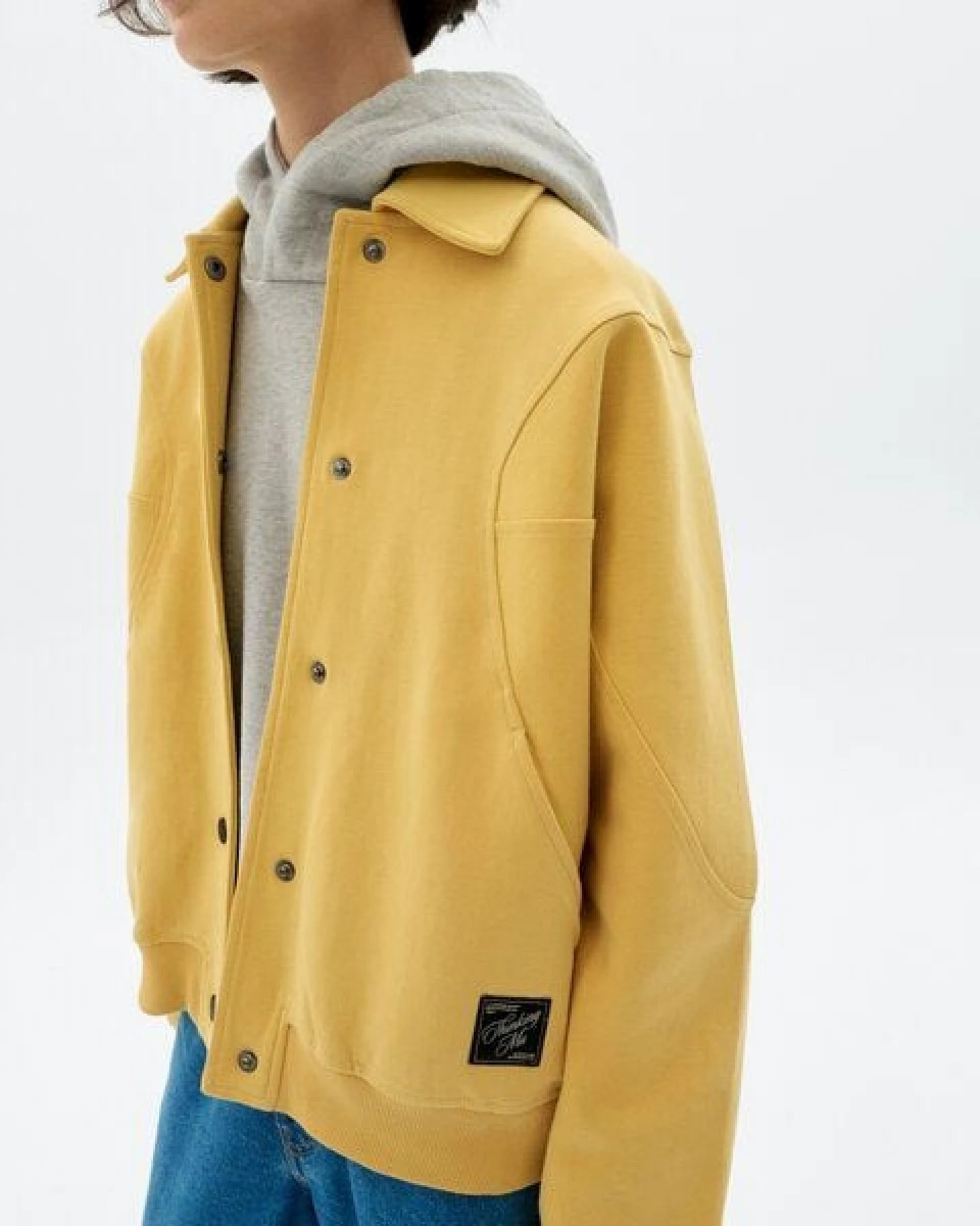 thinking mu Maisie Sweatjacke mit Druckknöpfen – Ansicht 4