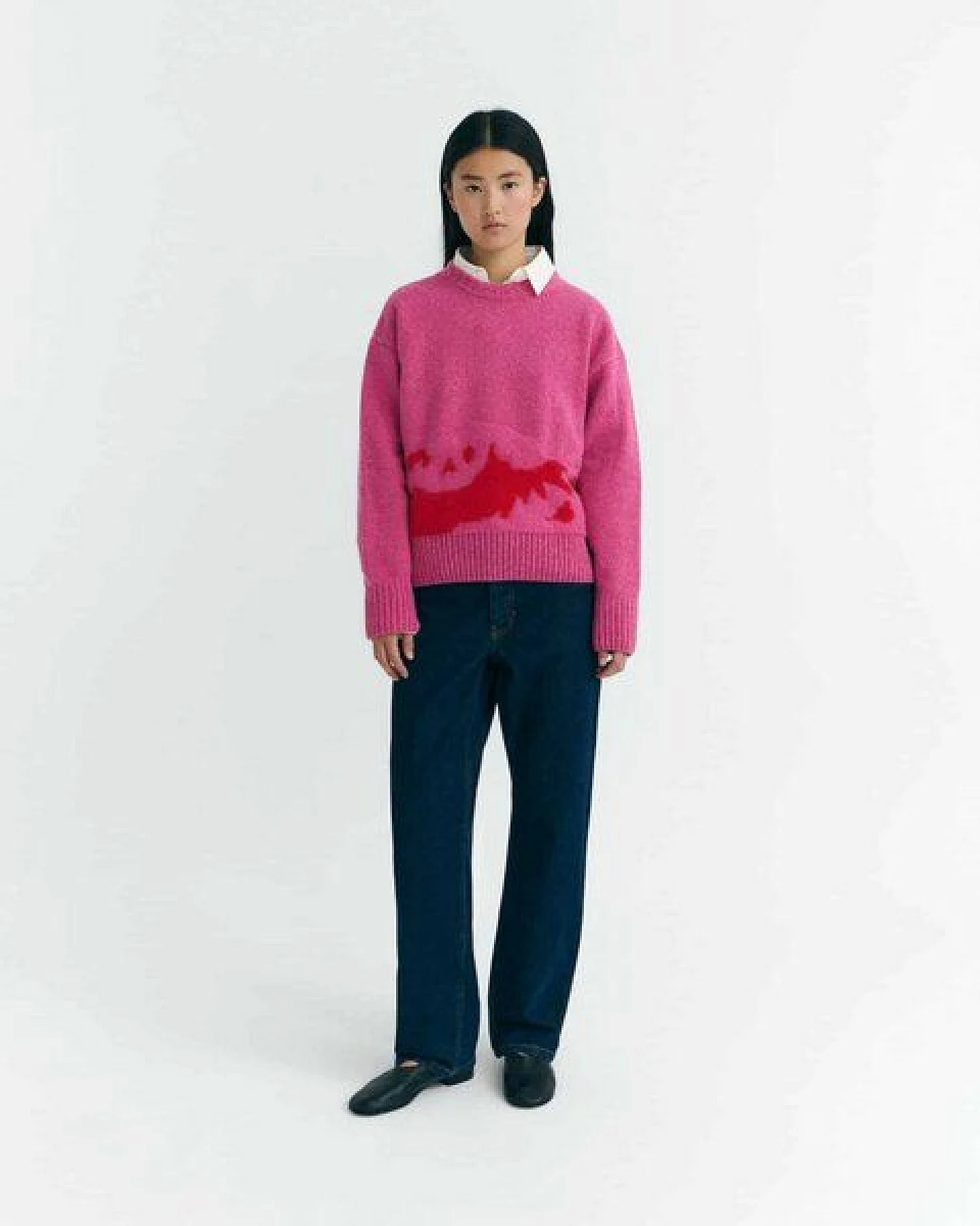 thinking mu dicker warmer Wollpullover, Petra – Ansicht 3