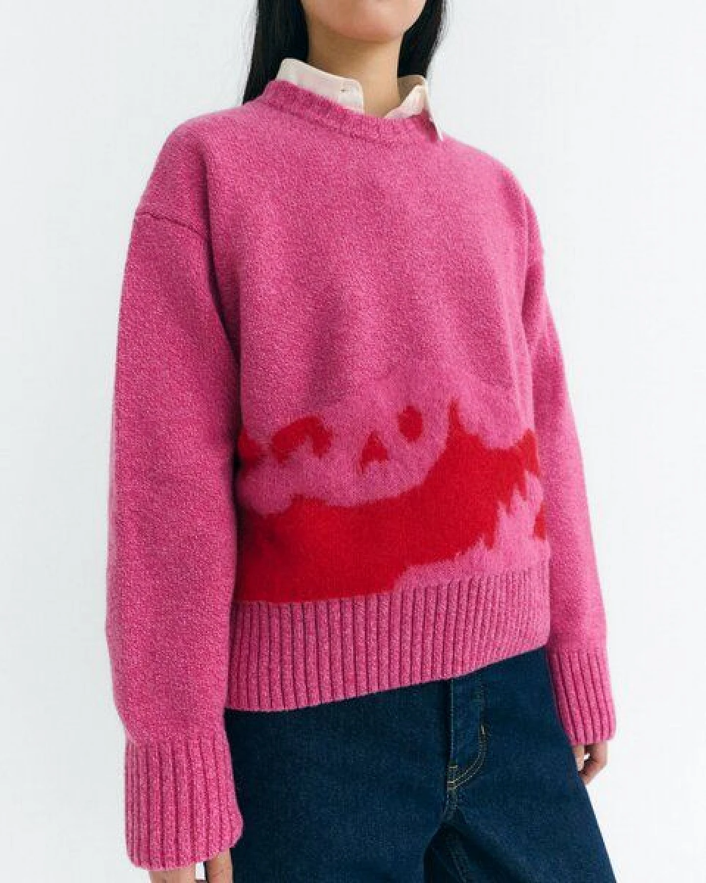 thinking mu dicker warmer Wollpullover, Petra – Ansicht 4
