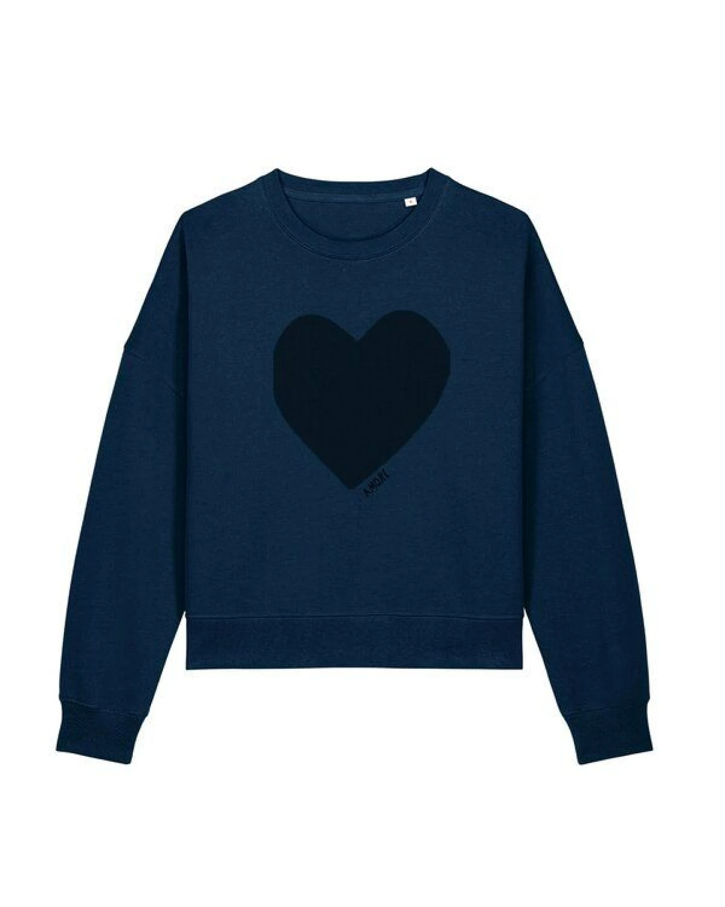 Kultgut Artdesign - Biofair- Pulloversweater Boxistyle / Amore – Ansicht 3
