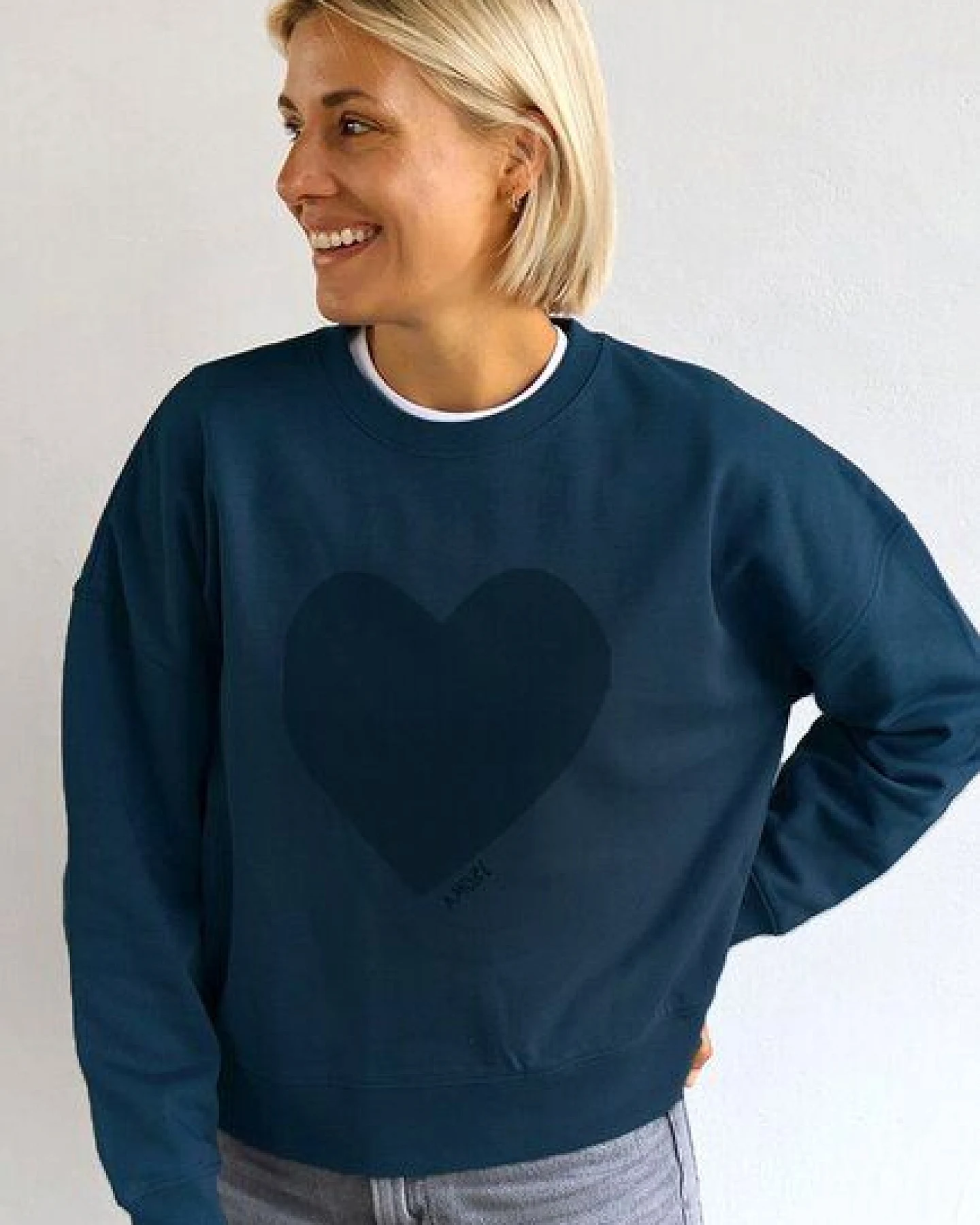 Kultgut Artdesign - Biofair- Pulloversweater Boxistyle / Amore – Ansicht 2