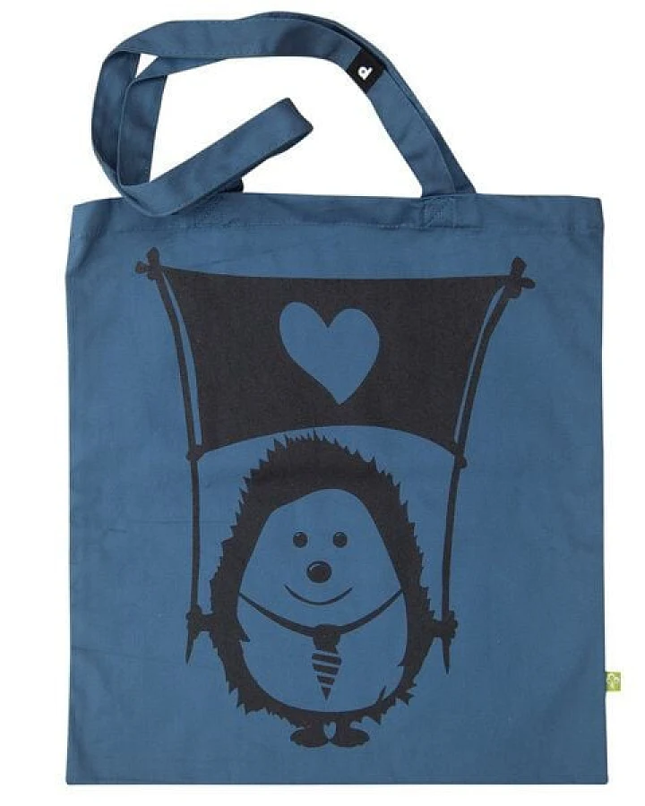 päfjes Ingo Igel - Hält die Fahne der Liebe - Feste Baumwolltasche 340