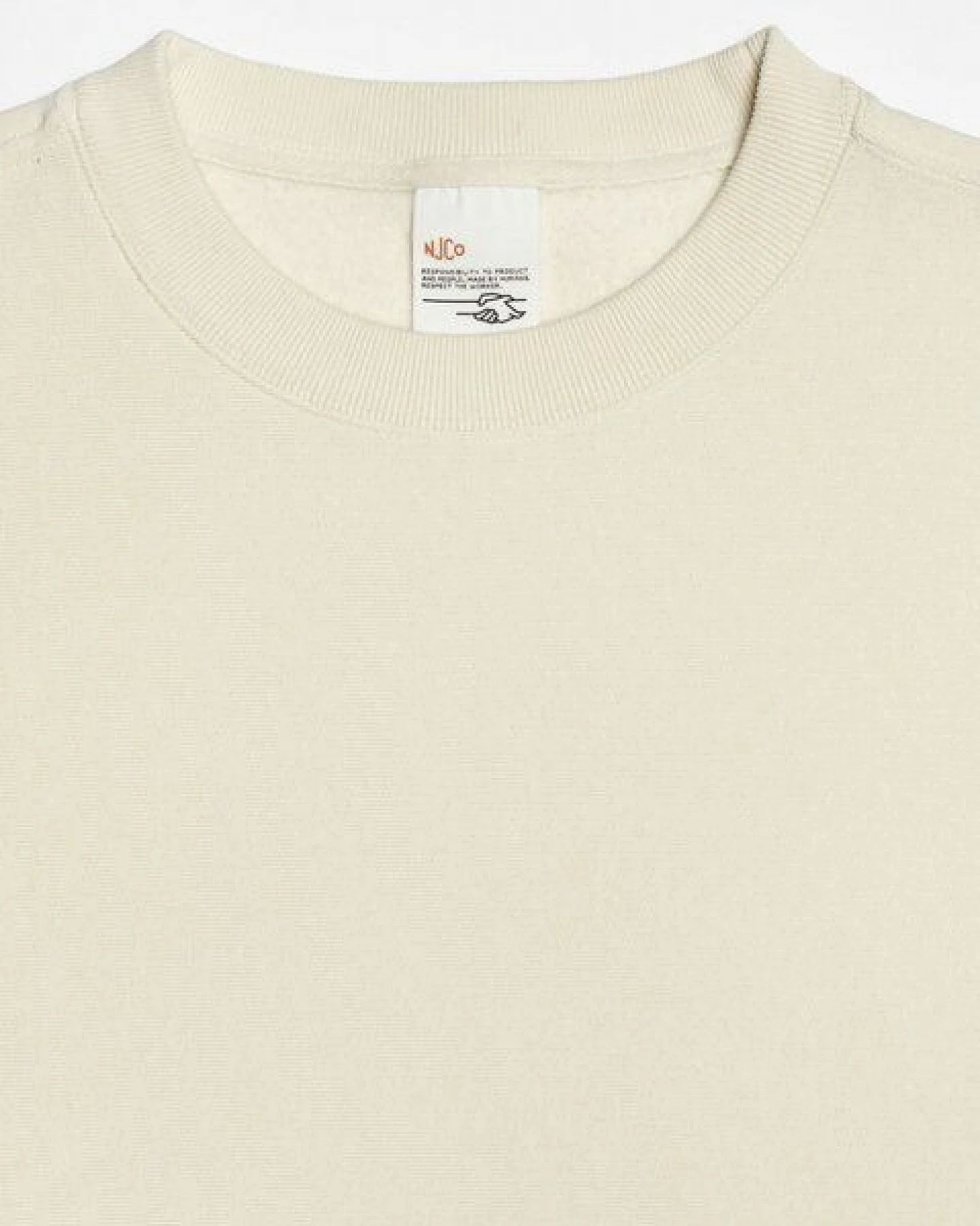 Nudie Jeans Sweatshirt aus Biobaumwolle - Hasse Crew Neck – Ansicht 2