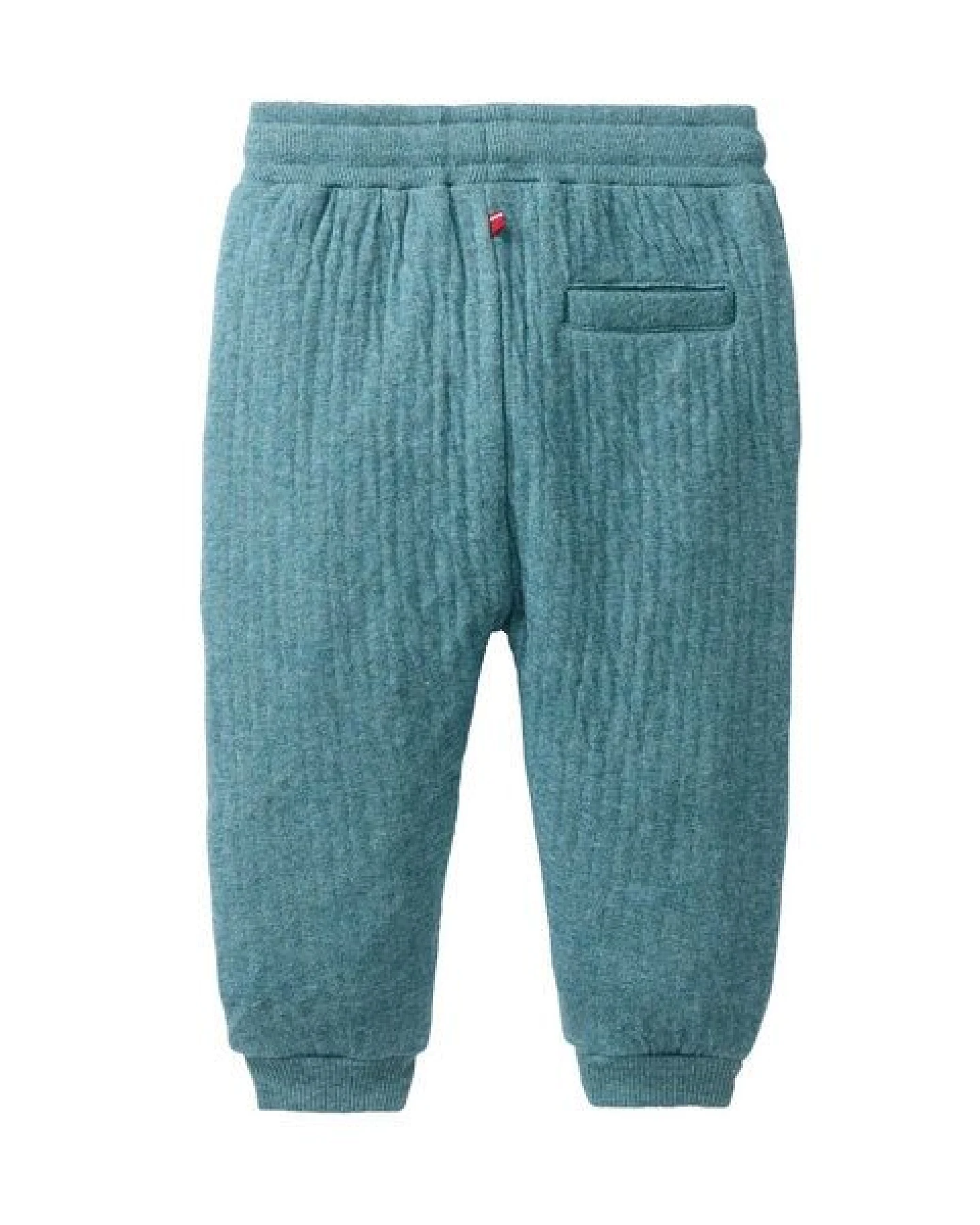 People Wear Organic Sweat Hose, grün mélange, Bio-Baumwolle – Ansicht 2