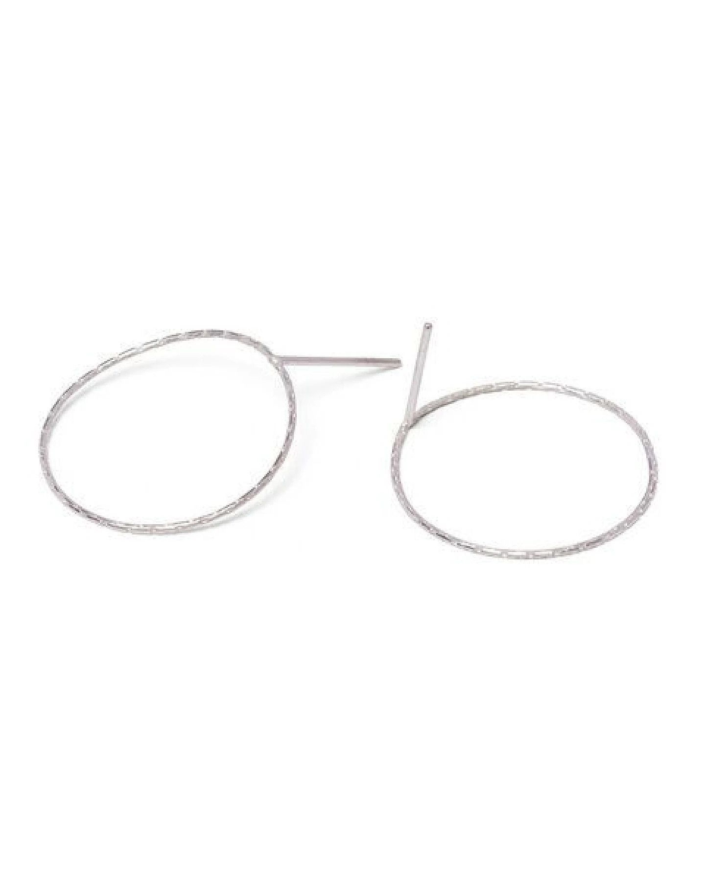 Jonathan Radetz Jewellery Stecker FLOW, Silber 925, Sterlingsilber, Durchmesser 25 mm, Handmade in Germany – Ansicht 3