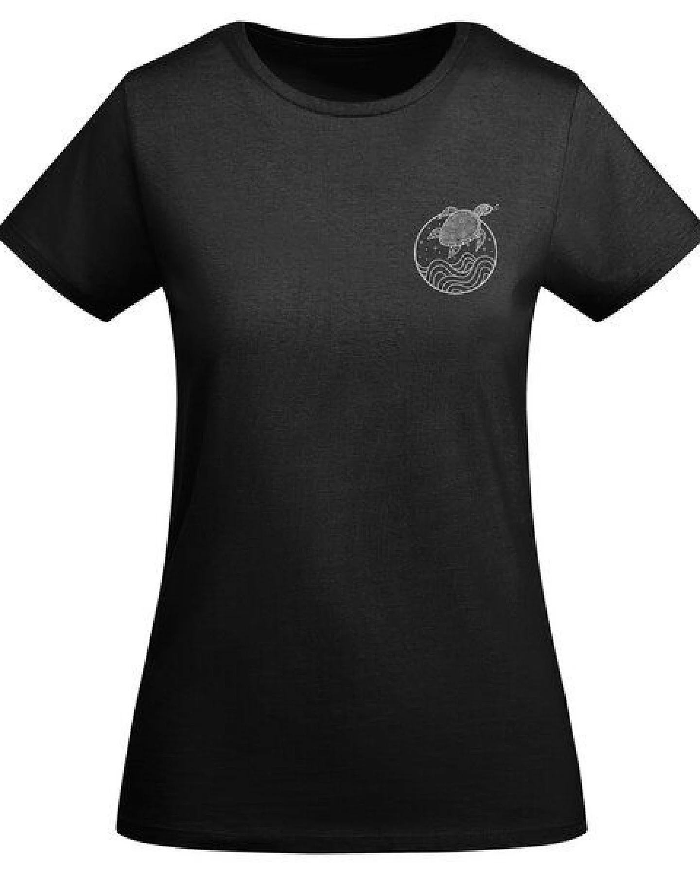 vis wear Schildkröte zwischen Ozean und Wellen - Damen Organic Shirt – Ansicht 3