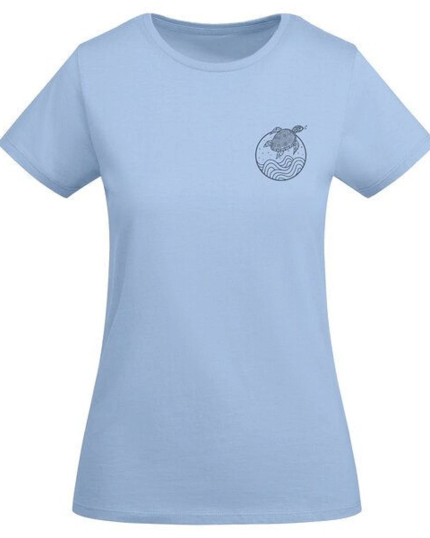 vis wear Schildkröte zwischen Ozean und Wellen - Damen Organic Shirt – Ansicht 3