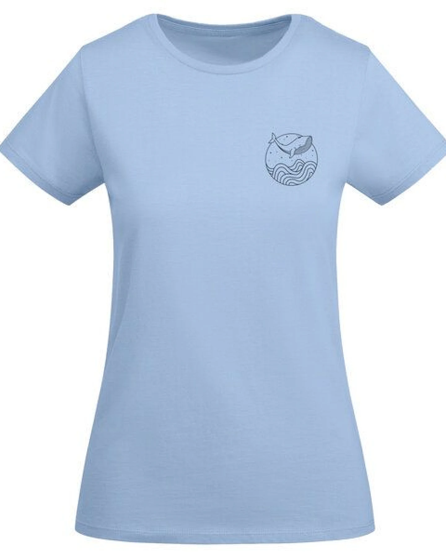 vis wear Wal zwischen Ozean und Wellen - Damen Organic Shirt – Ansicht 2
