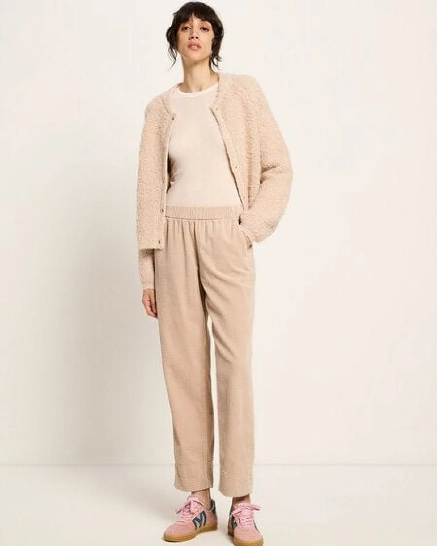 LANIUS Boucle College Strickjacke – Ansicht 2