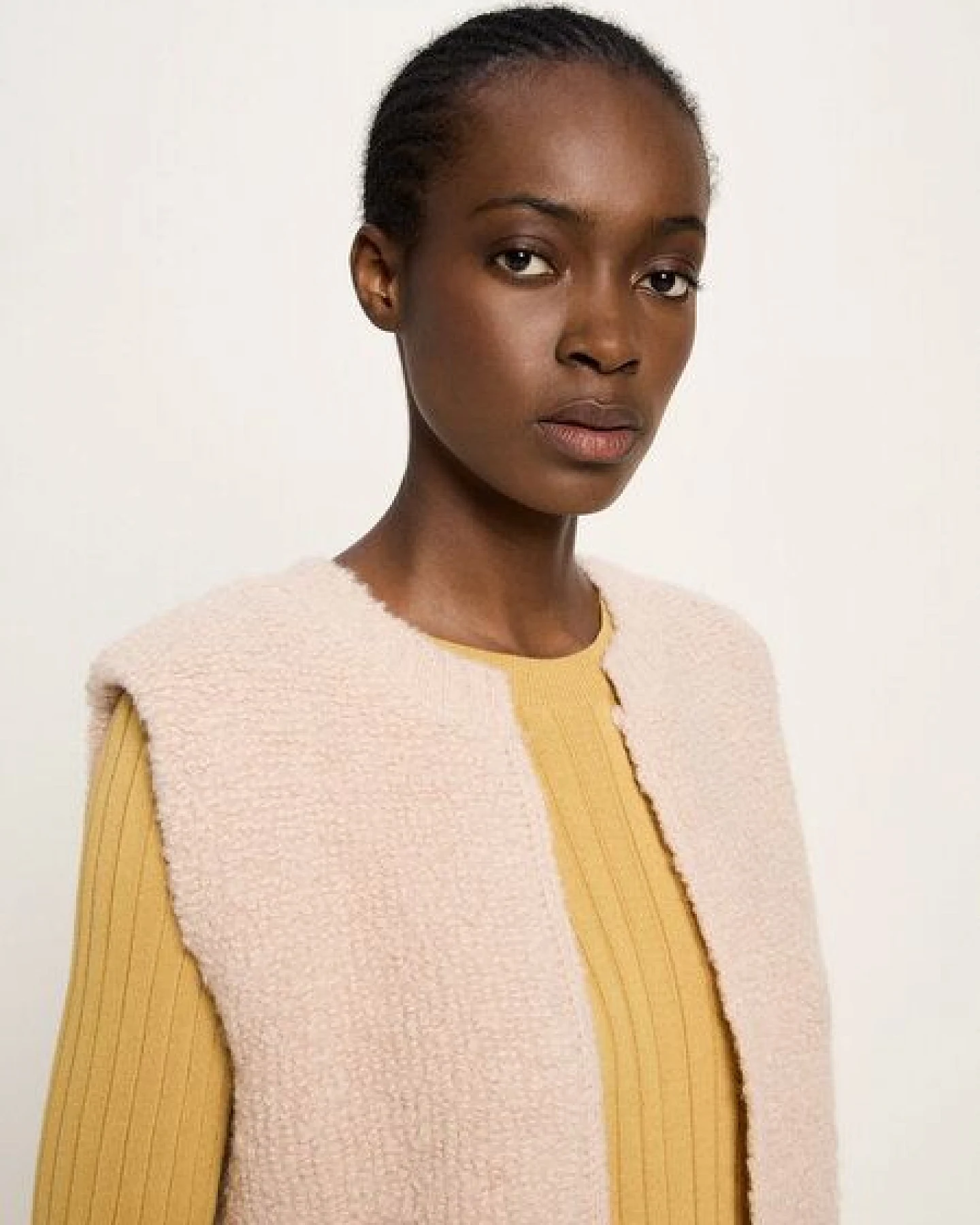 LANIUS Boucle Strickweste – Ansicht 3