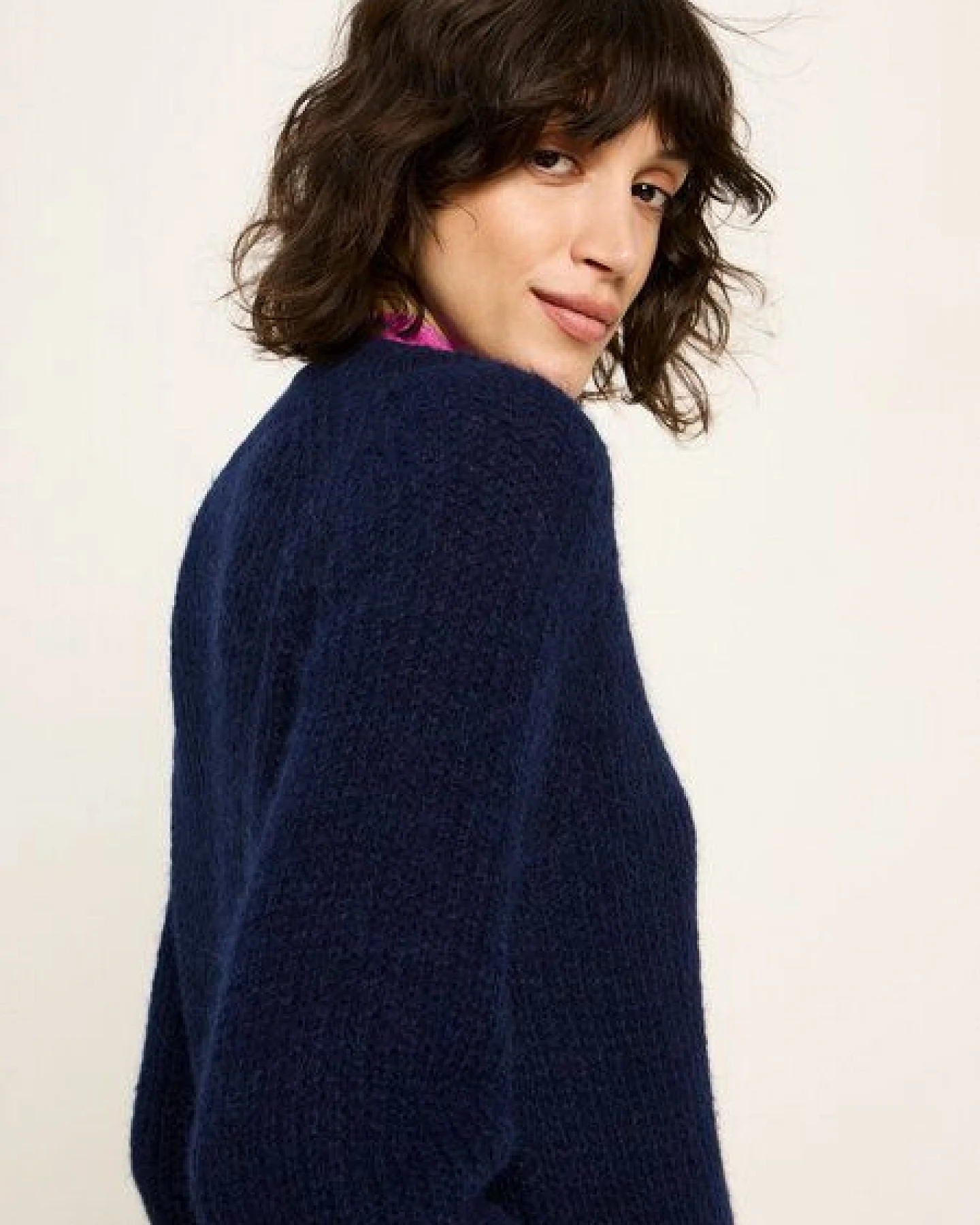 LANIUS Pullover mit V-Ausschnitt – Ansicht 4