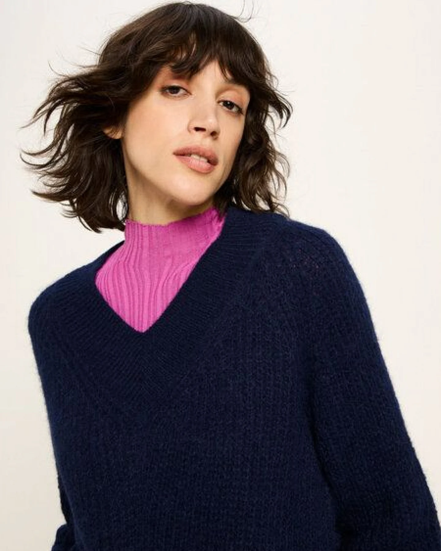 LANIUS Pullover mit V-Ausschnitt – Ansicht 4
