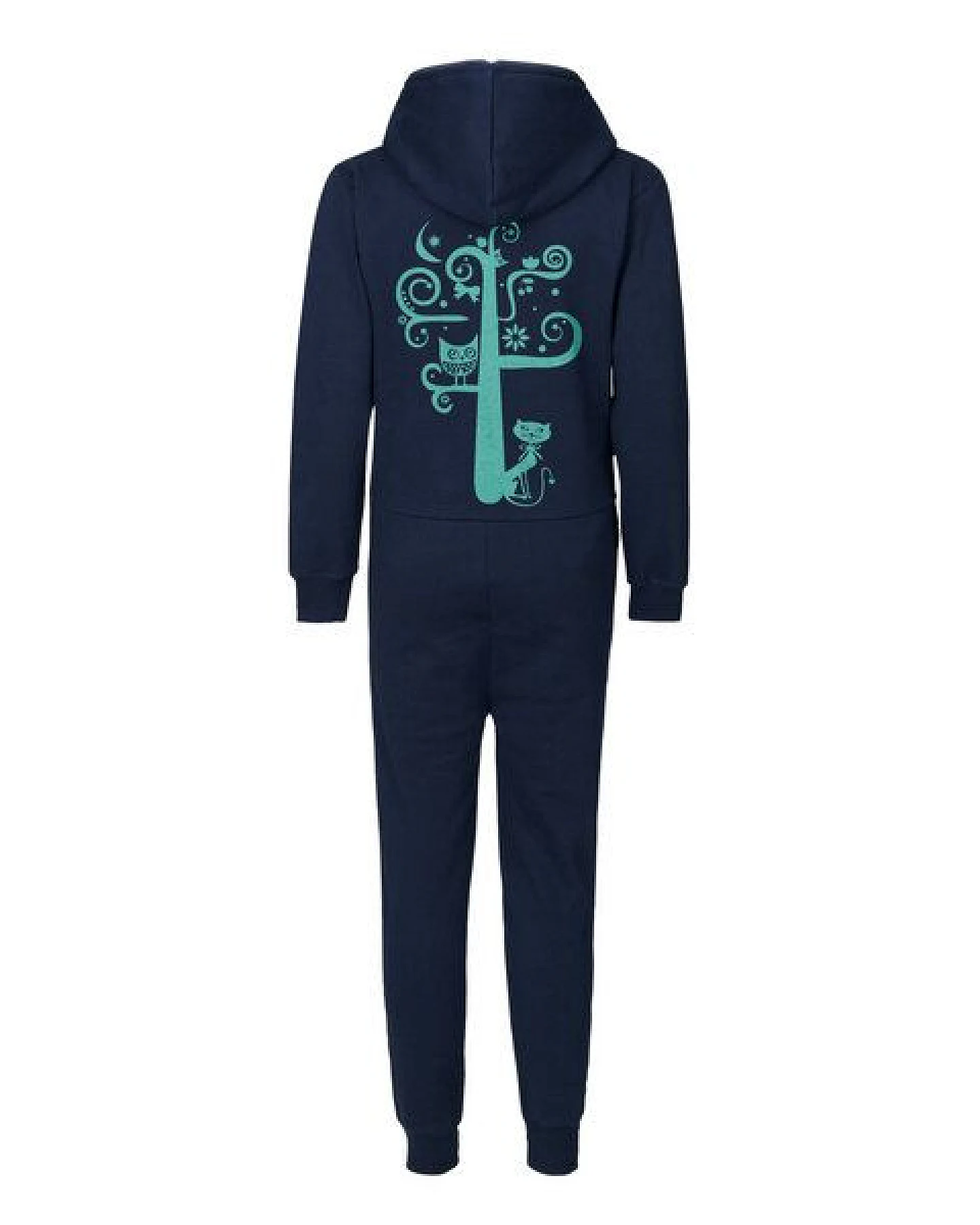 HANDGEDRUCKT "Nighttimetree" KInder Jumpsuit – Ansicht 2