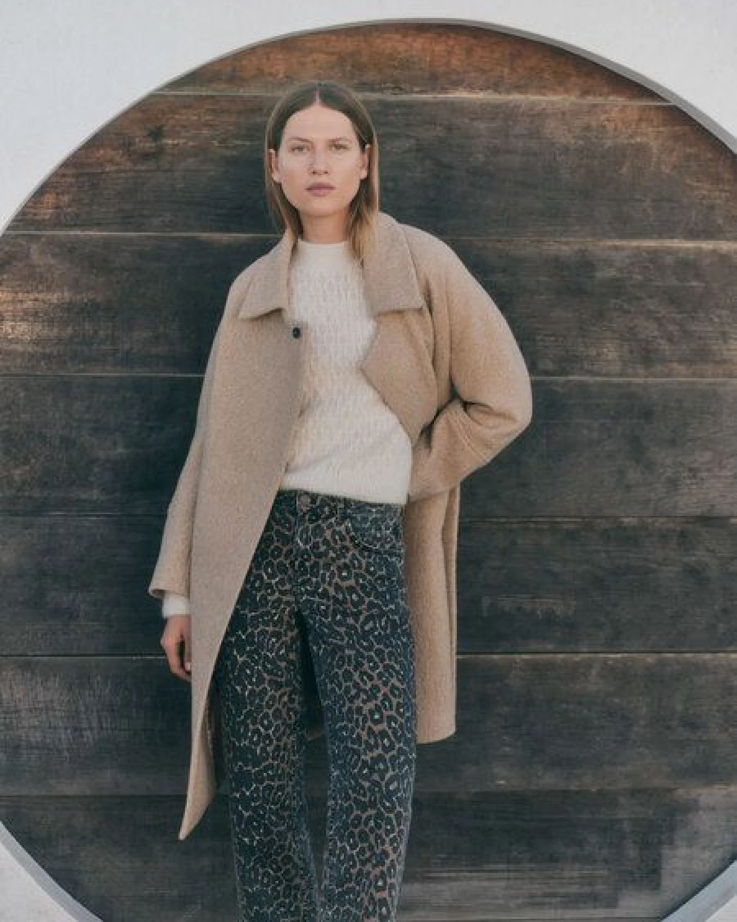 LANIUS Pullover mit Zopfstrick – Ansicht 2